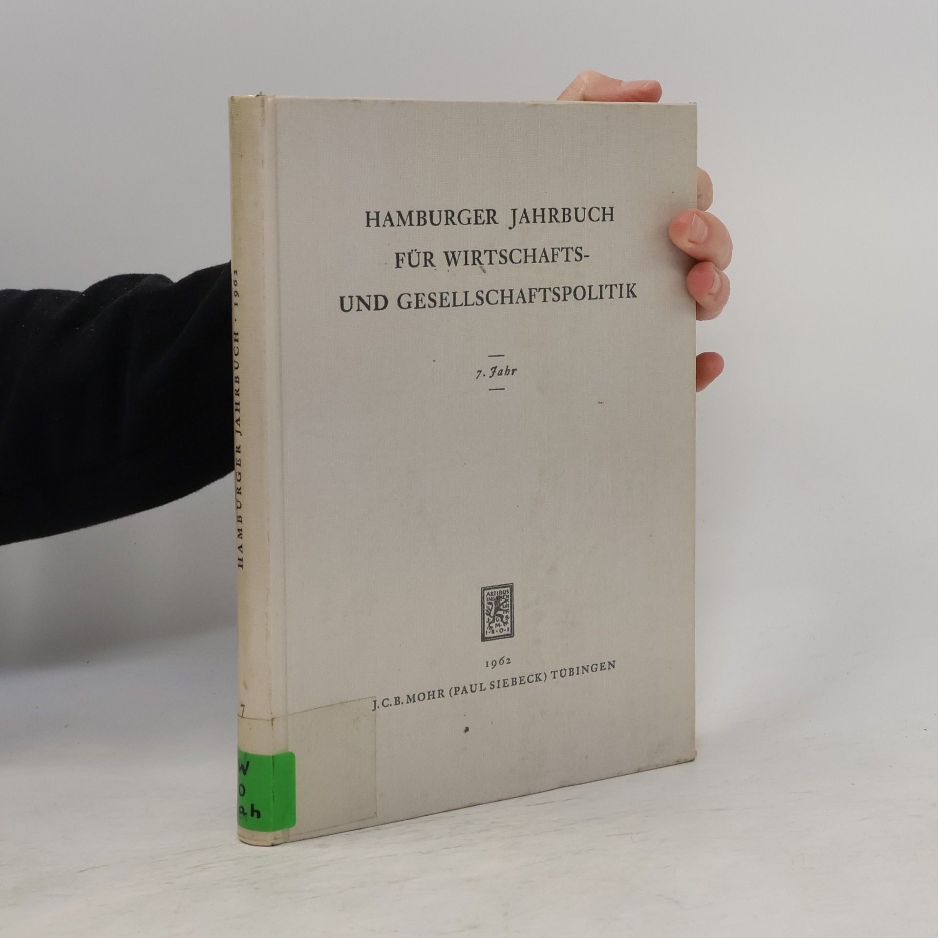 Heinz-Dietrich Ortlieb Hamburger Jahrbuch für Wirtschafts- und Gesellschaftspolitik