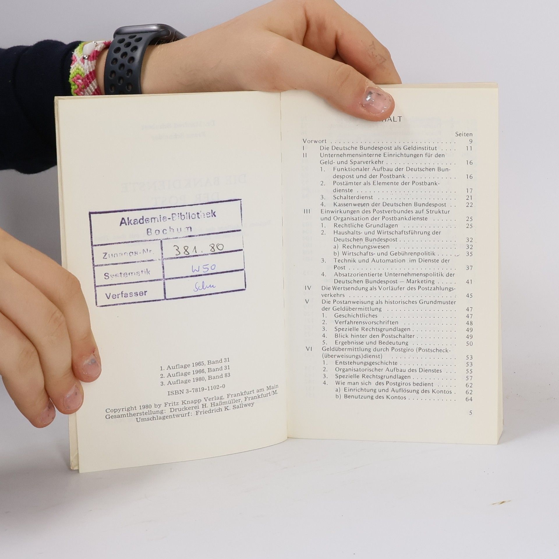 Manfred Schubert Taschenbücher für Geld, Bank und Börse - 83: Die Bankdienste der Post