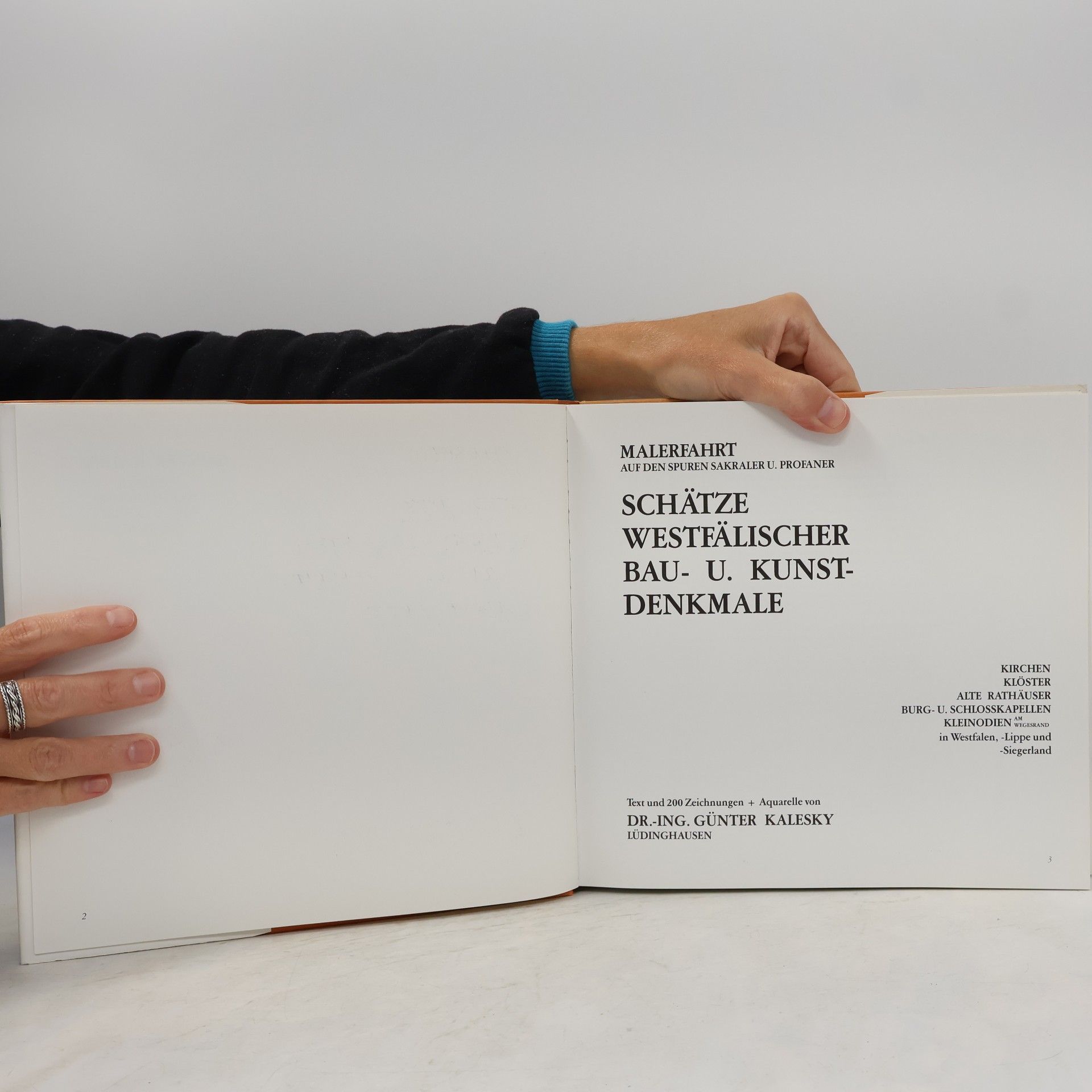 Günter Kalesky Malerfahrt auf den Spuren sakraler u. profaner Schätze westfälischer Bau- u. Kunst-Denkmale
