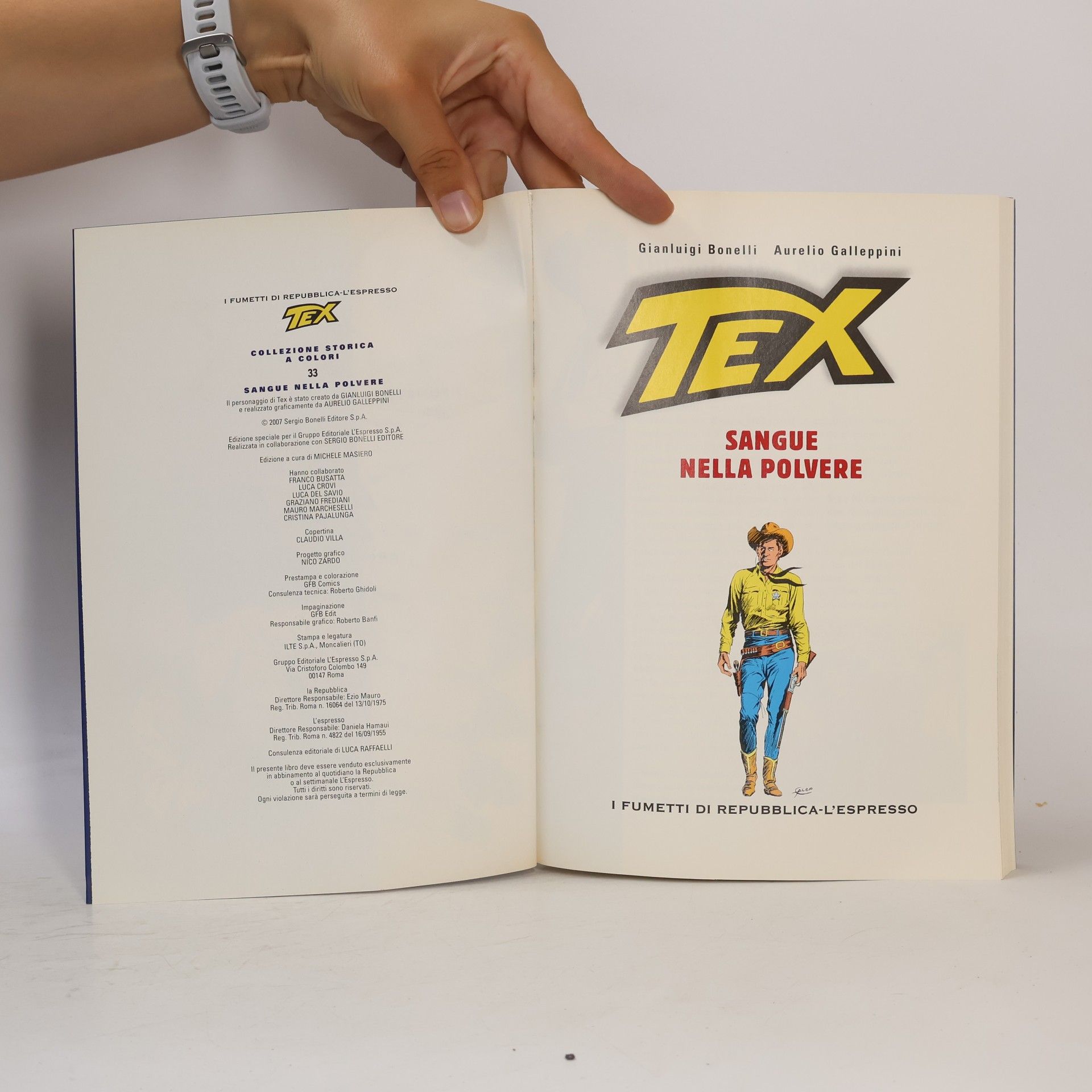 Gianluigi Bonelli Tex 33. Sangue nella polvere