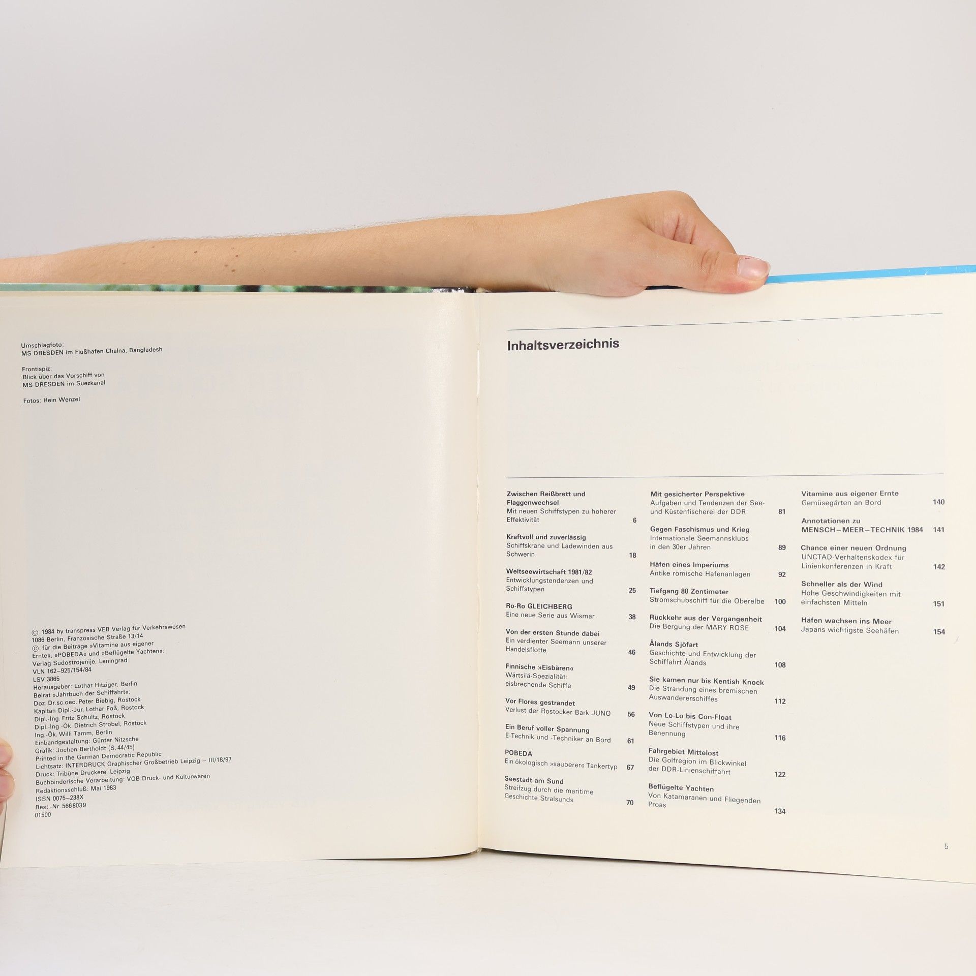 Autorenkollektiv Jahrbuch der Schiffahrt 84