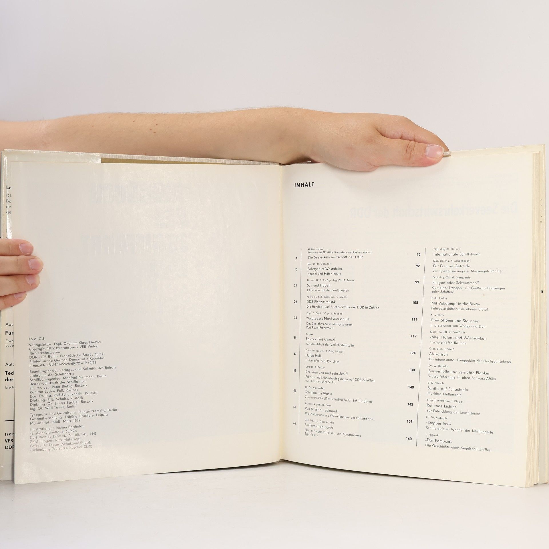 AA.VV. Jahrbuch der Schiffahrt 1973