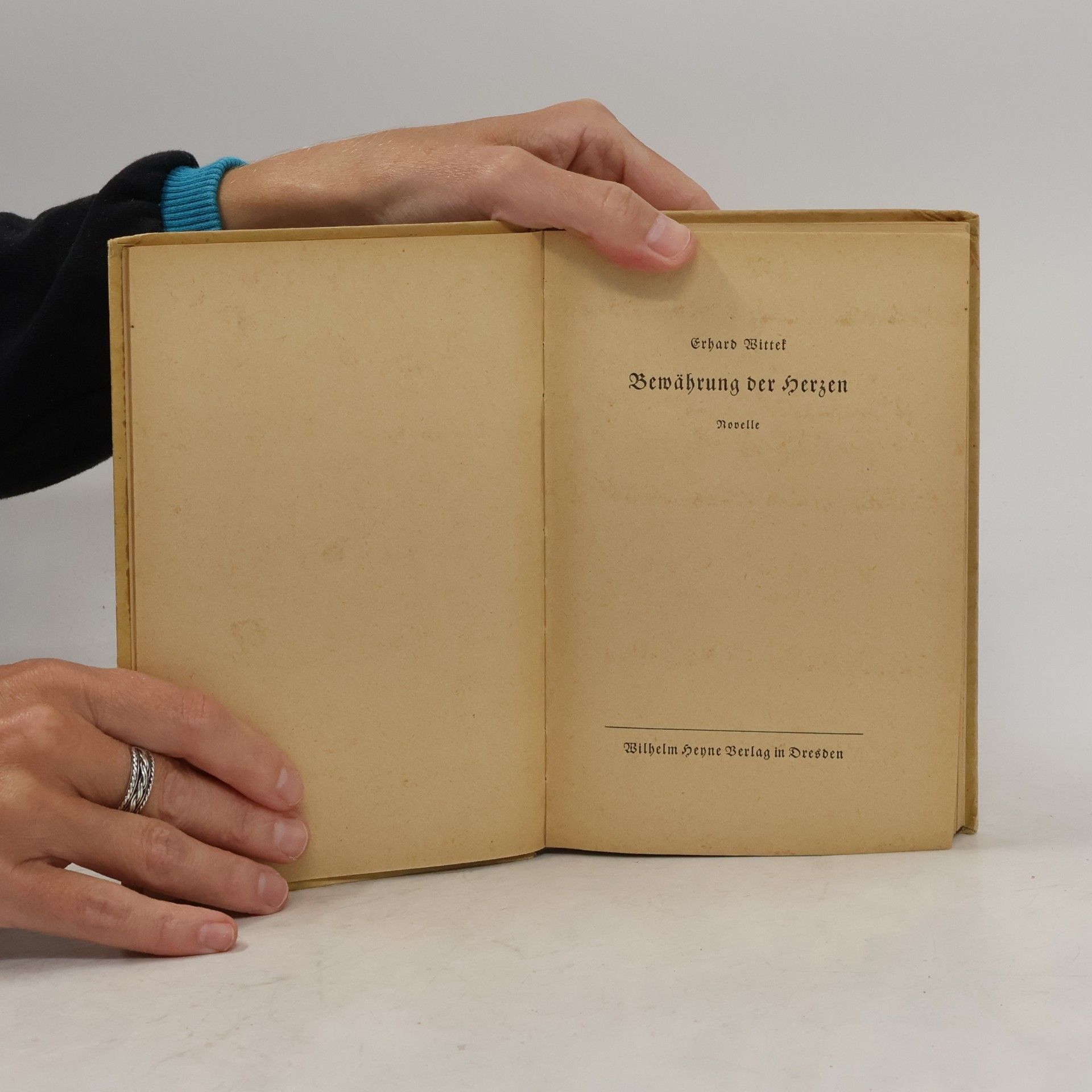 Erhard Wittek Bewährung der herzen