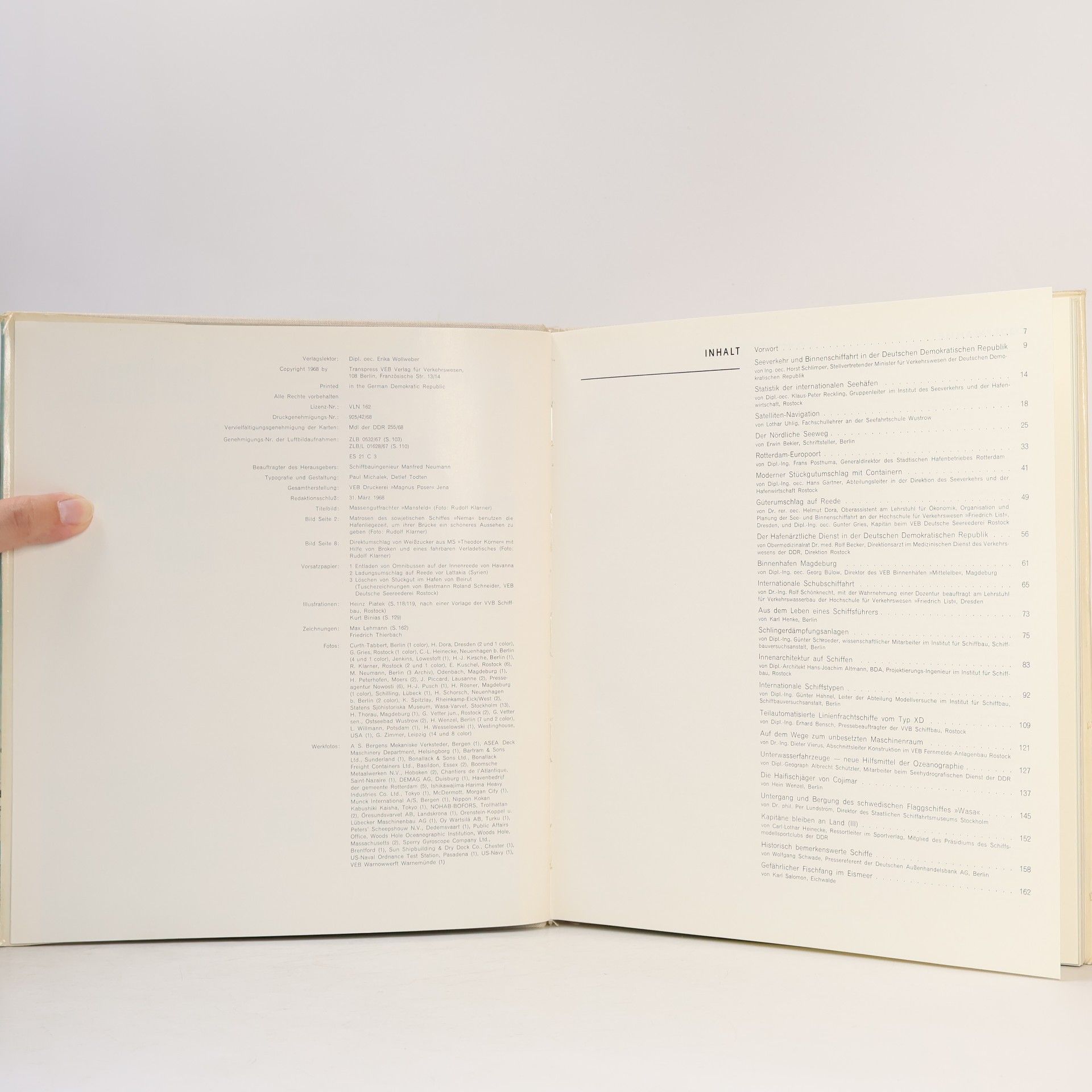 AA.VV. Jahrbuch der Schiffahrt 1969