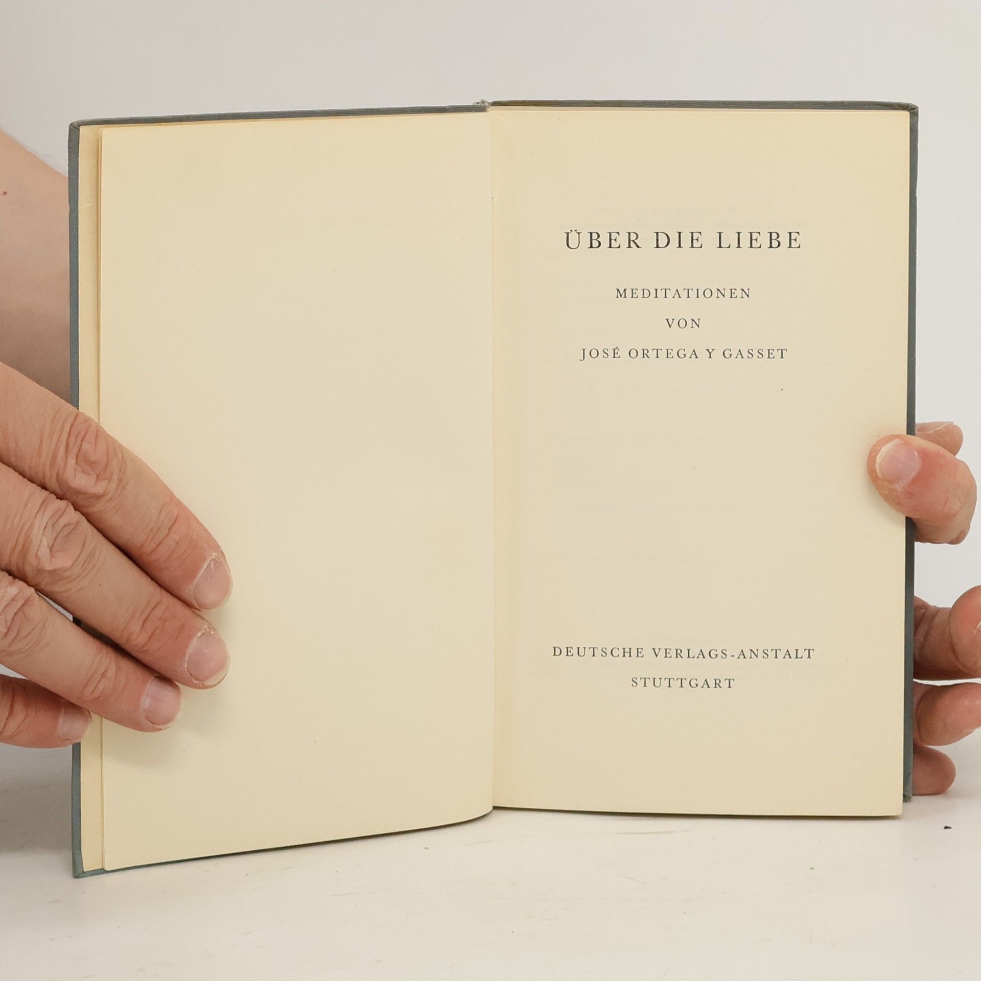 José Ortega y Gasset Über die Liebe