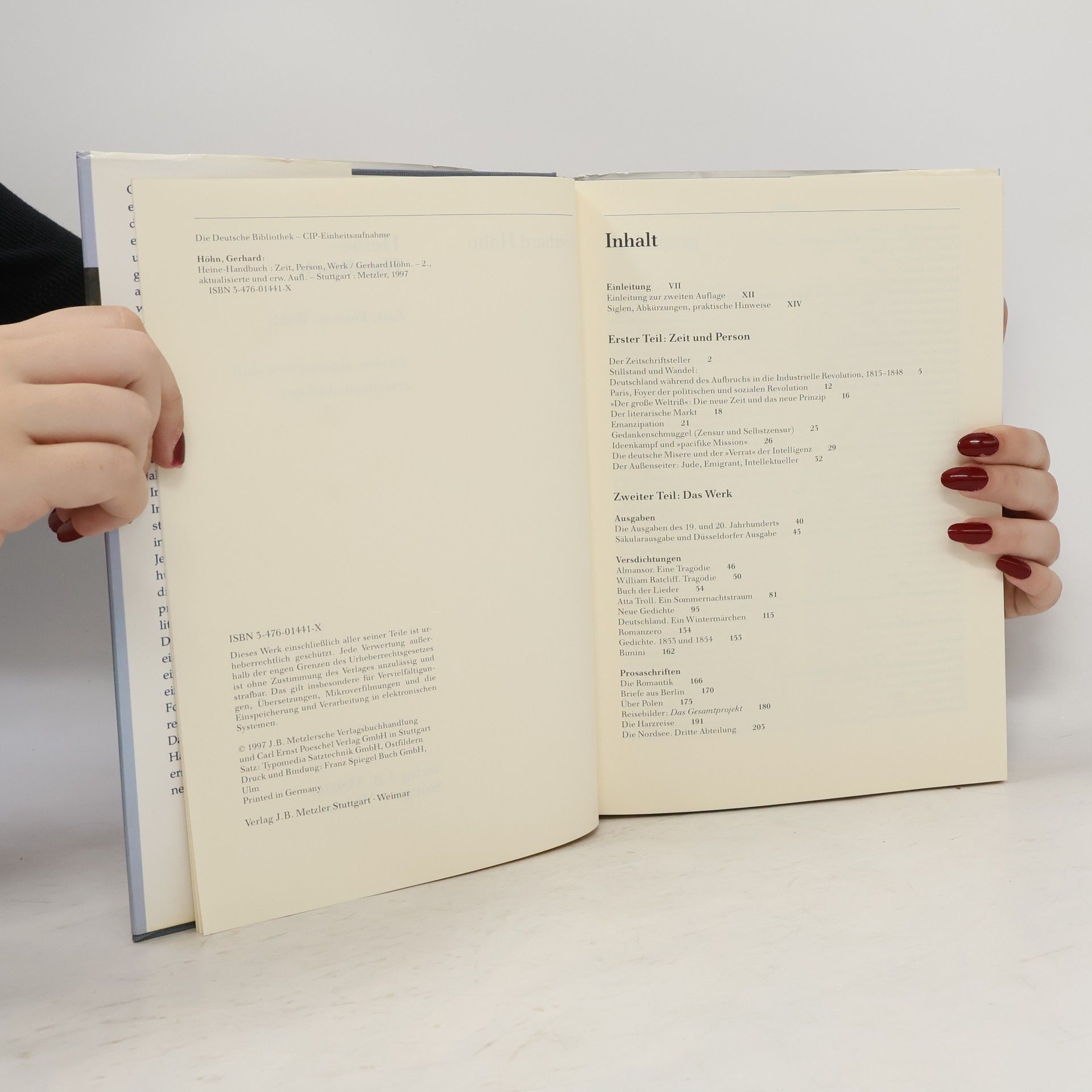 Gerhard Höhn Heine-Handbuch