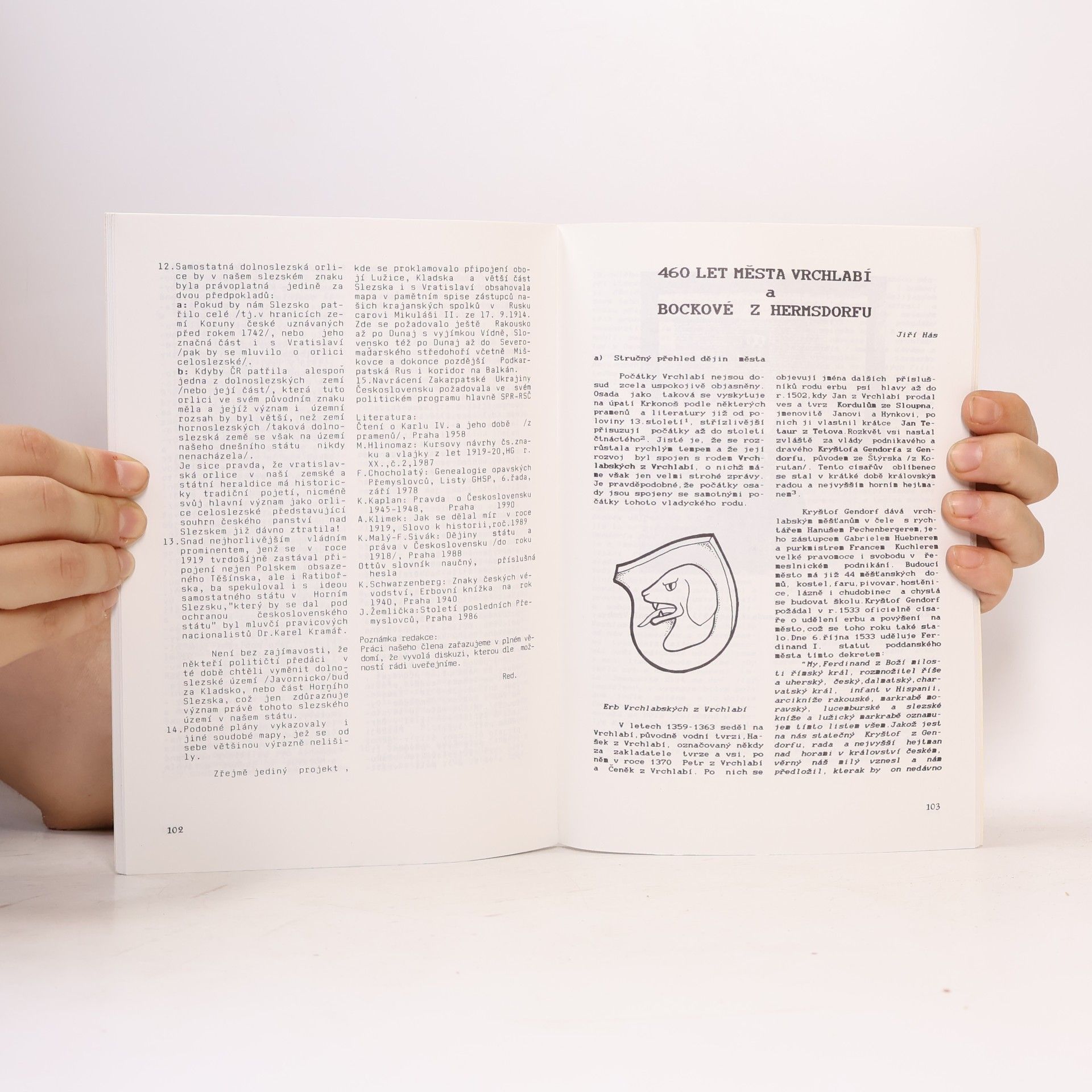 František Skřivánek a kol. Heraldika a genealogie, XXVI/2