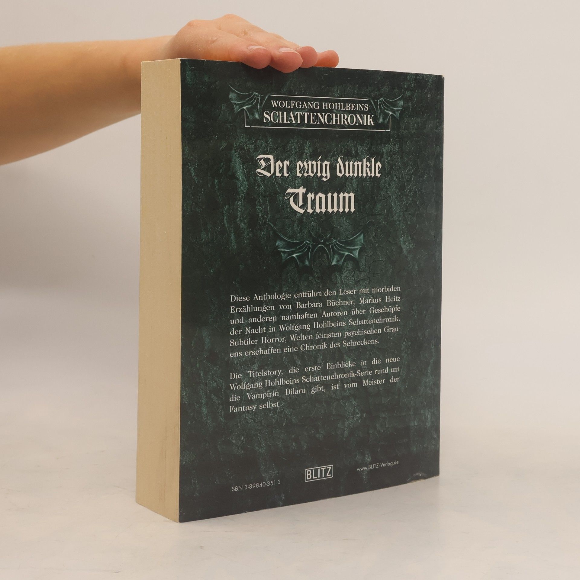 Alisha Bionda Wolfgang Hohlbeins Schattenchronik 1. Der ewig dunkle Traum