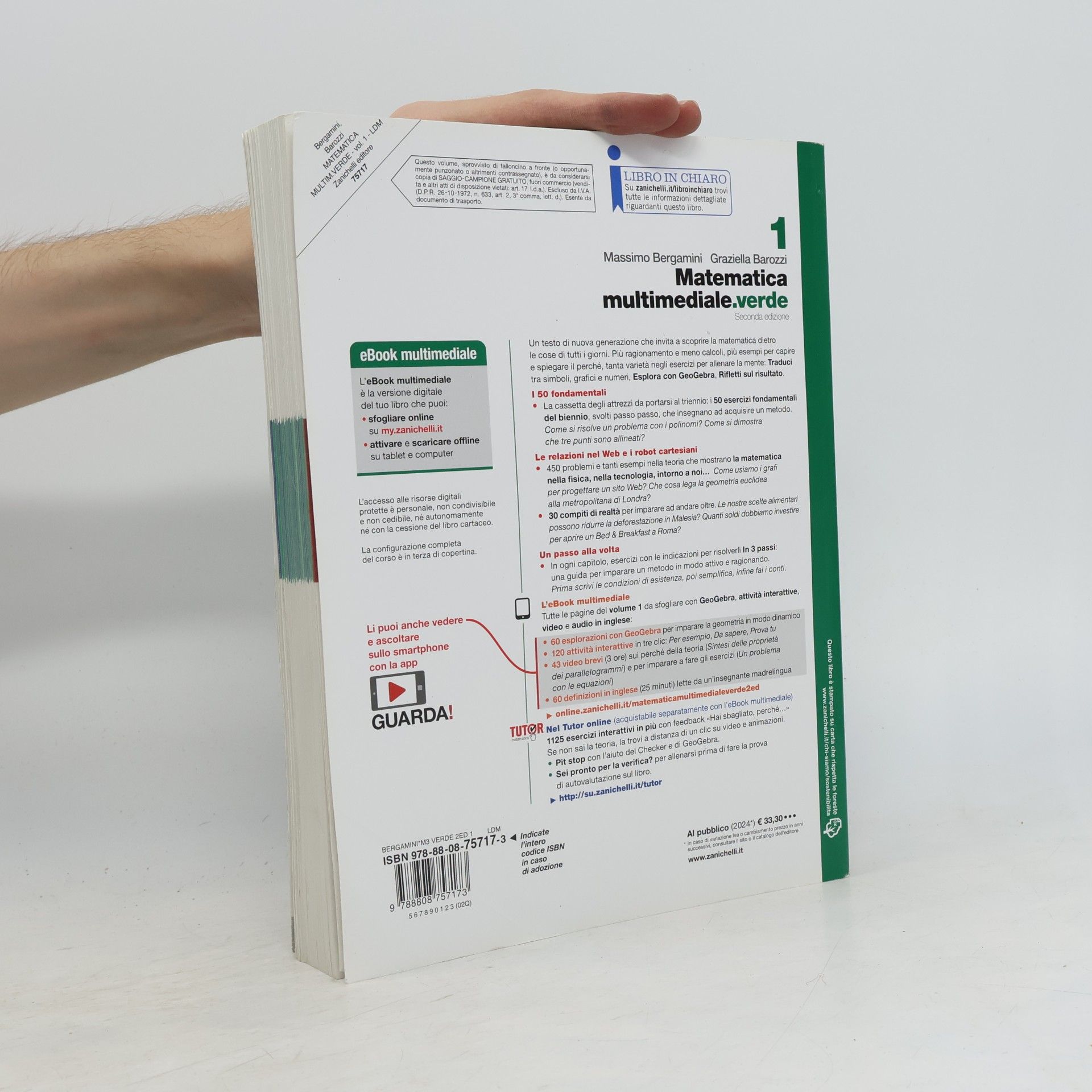Massimo Bergamini Matematica multimediale.verde 1
