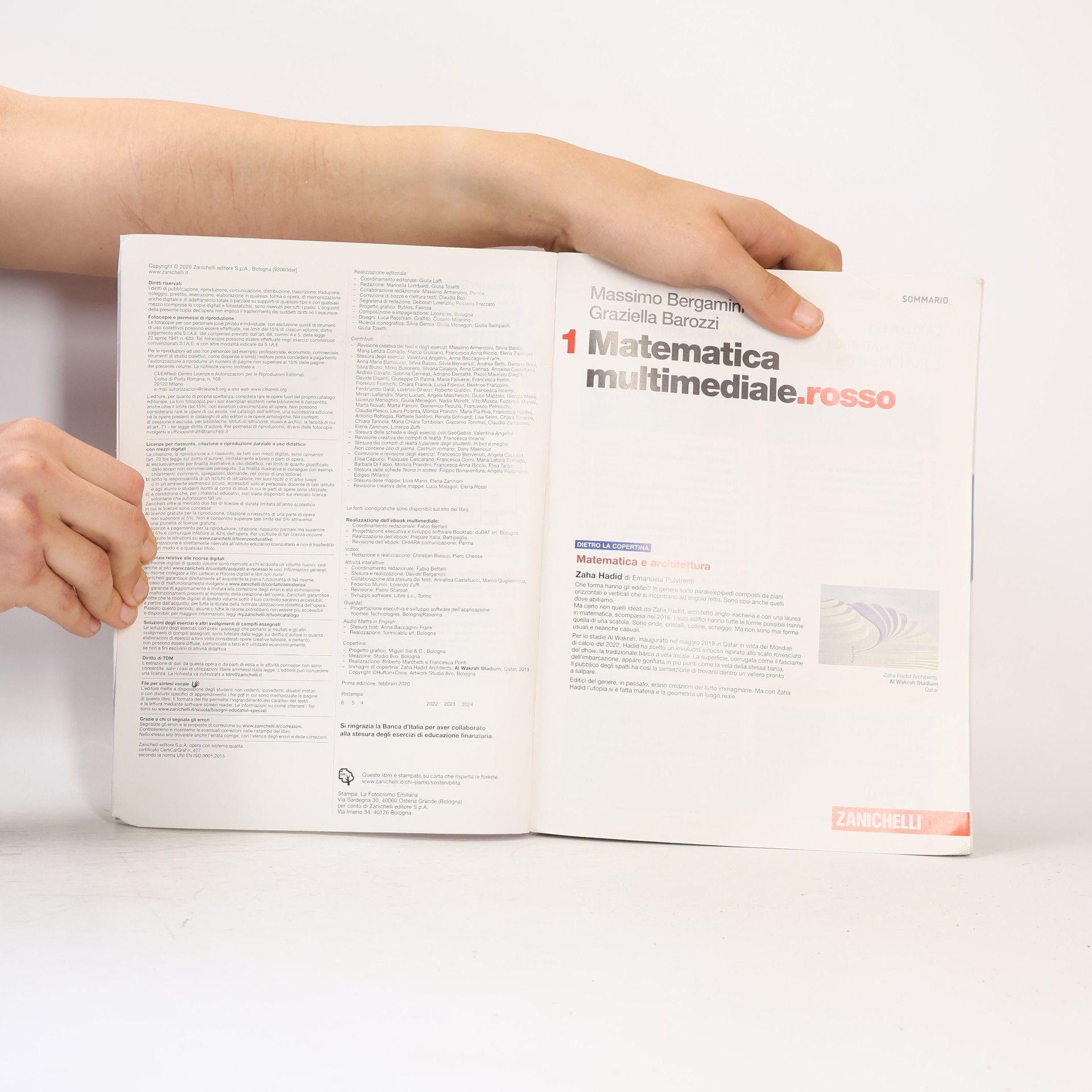 Massimo Bergamini Matematica multimediale.rosso 1