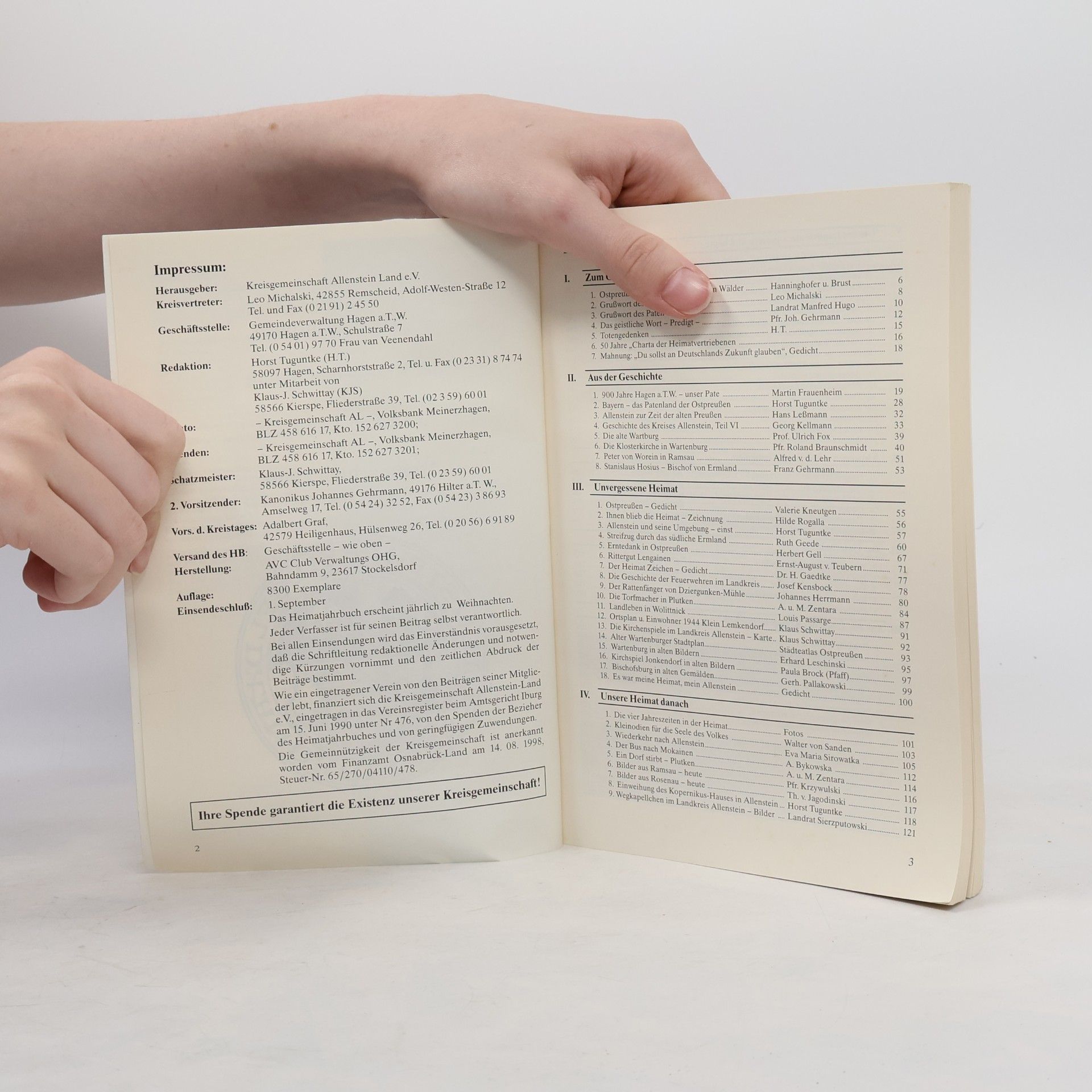 kolektiv 31. Heimatjahrbuch Landkreis Allenstein Ostpreußen