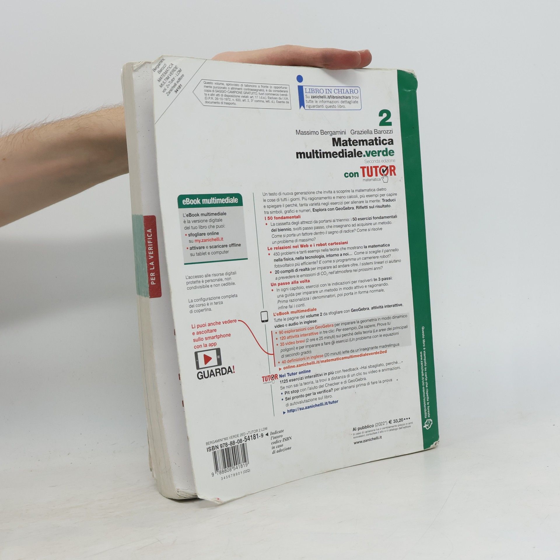 Massimo Bergamini Matematica multimediale.verde Soponde