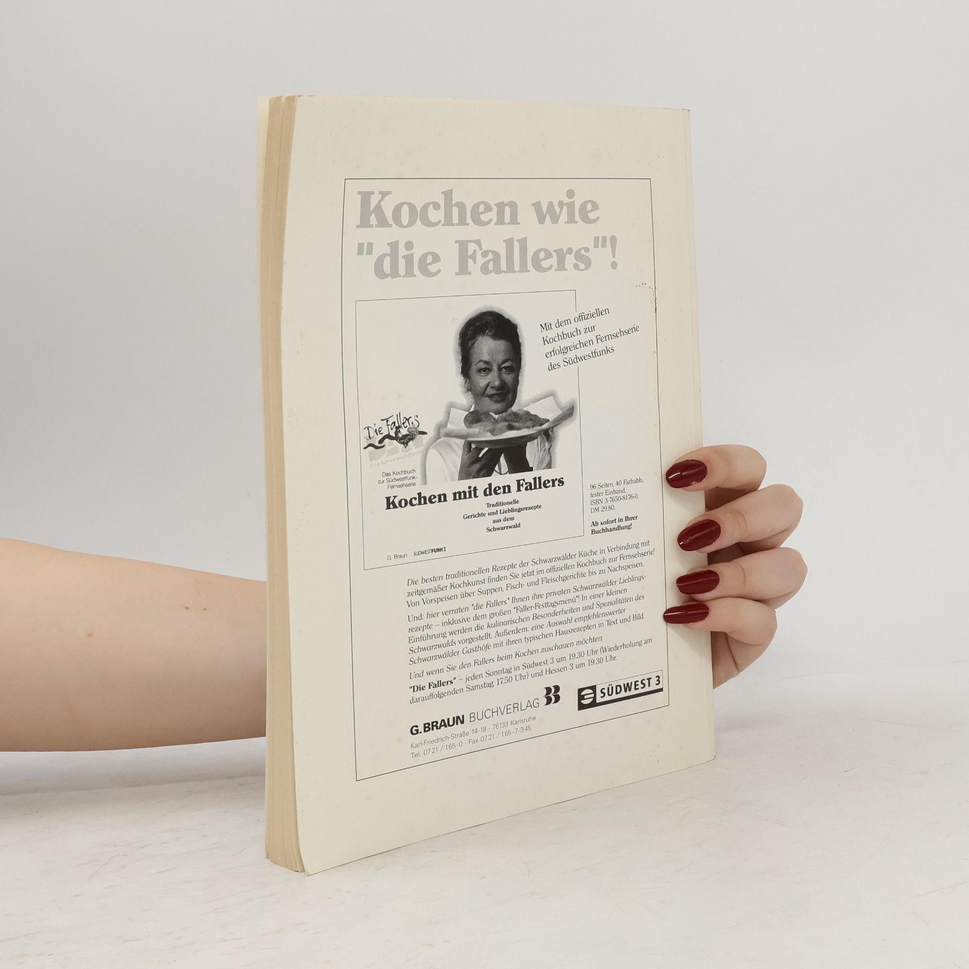 Hans-Albert Stechl Kochen mit den Fallers