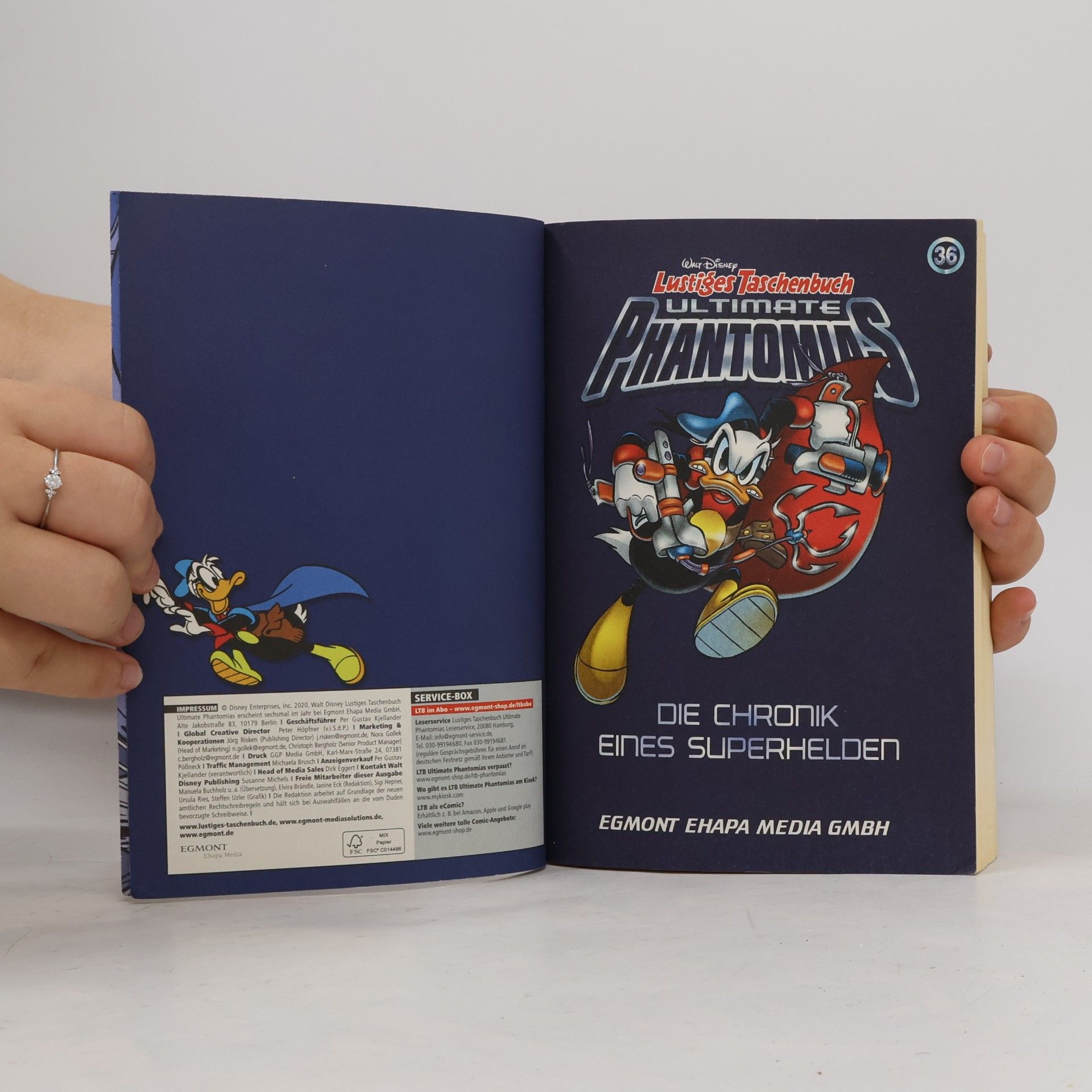 Walt Disney Lustiges Taschenbuch. Ultimate Phantomias 36