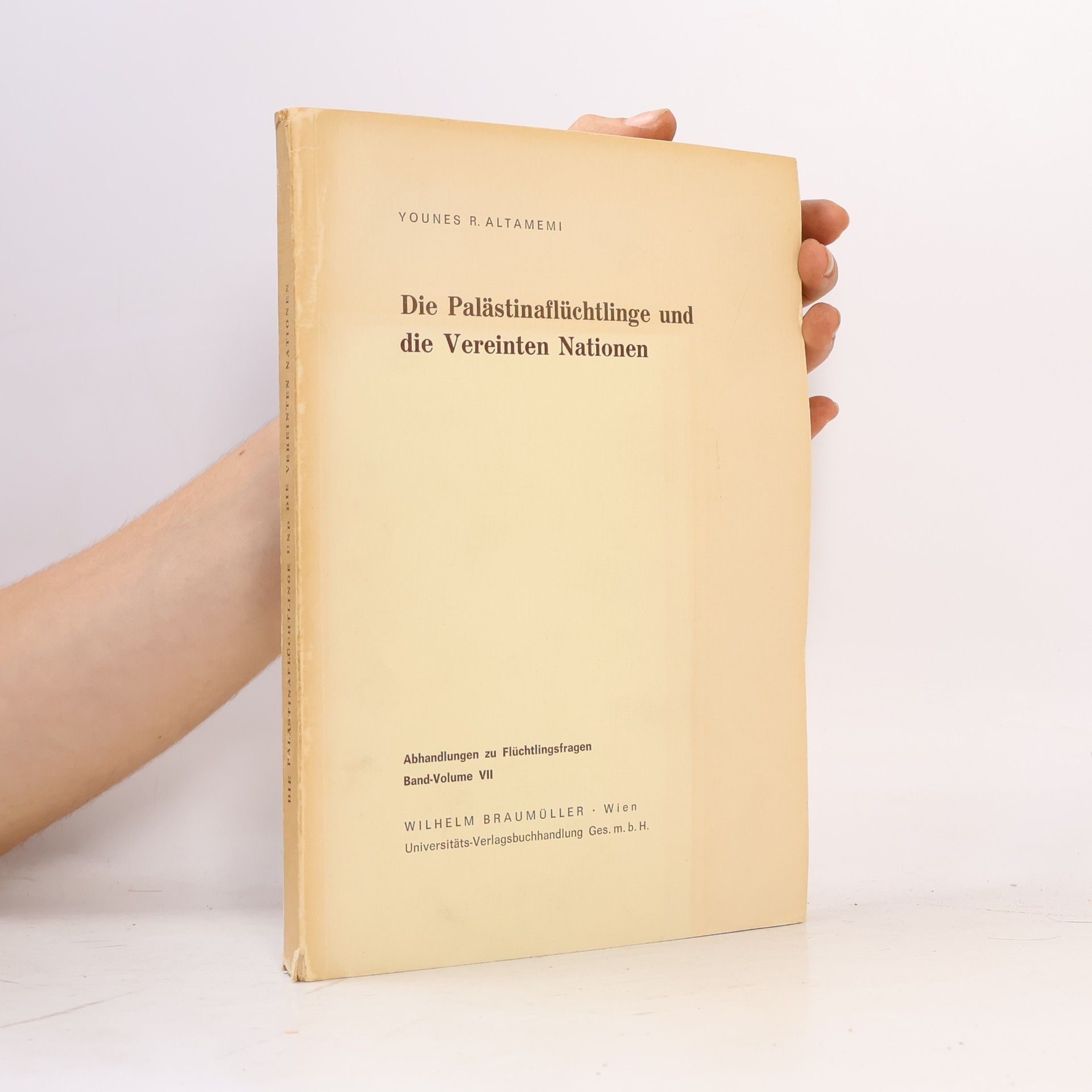 Younes R. Altamemi Die Palästinaflüchtlinge und die Vereinten Nationen
