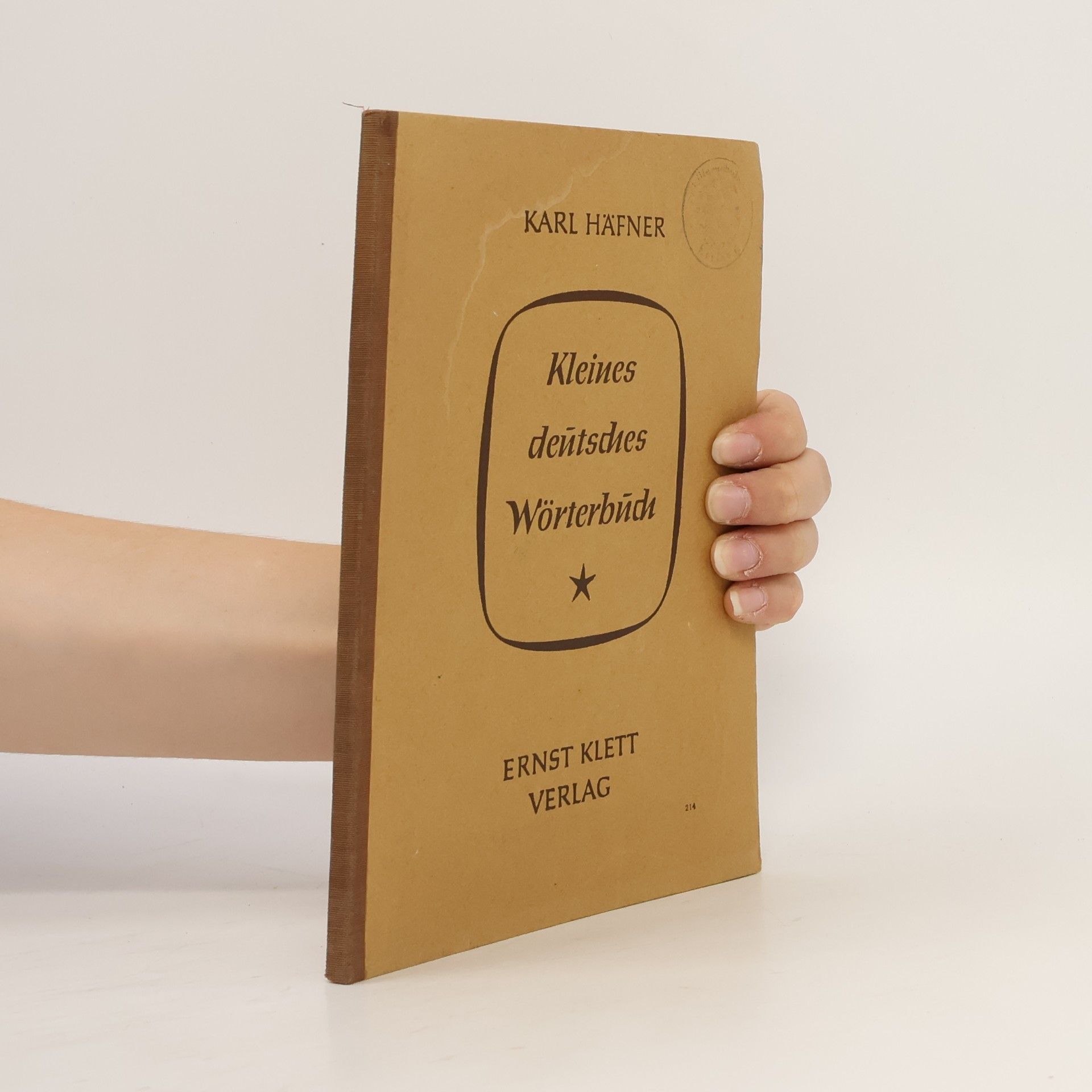 Karl Hafner Kleines deutsches Wörterbuch