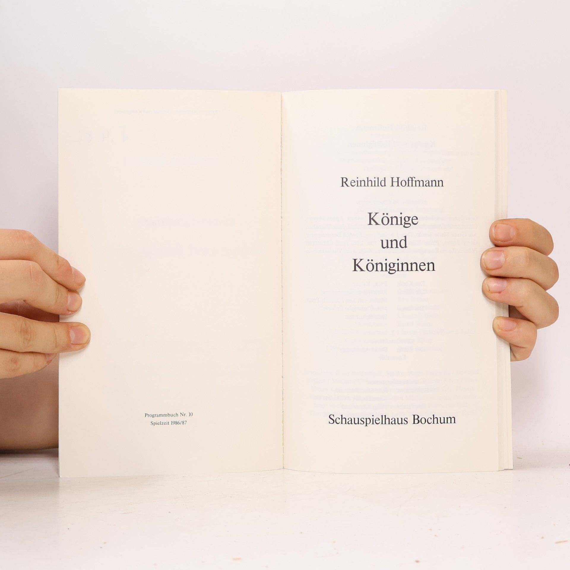 Reinhild Hoffmann Könige und Königinnen
