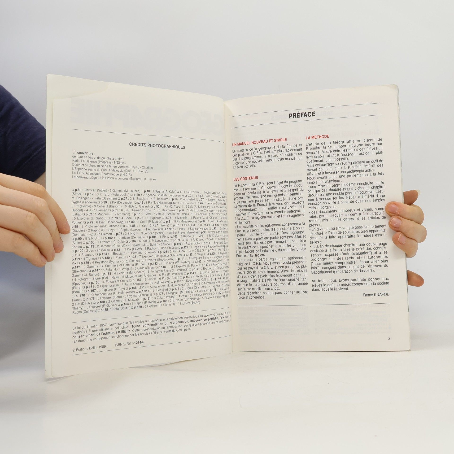 Rémy Knafou Géographie 1re G