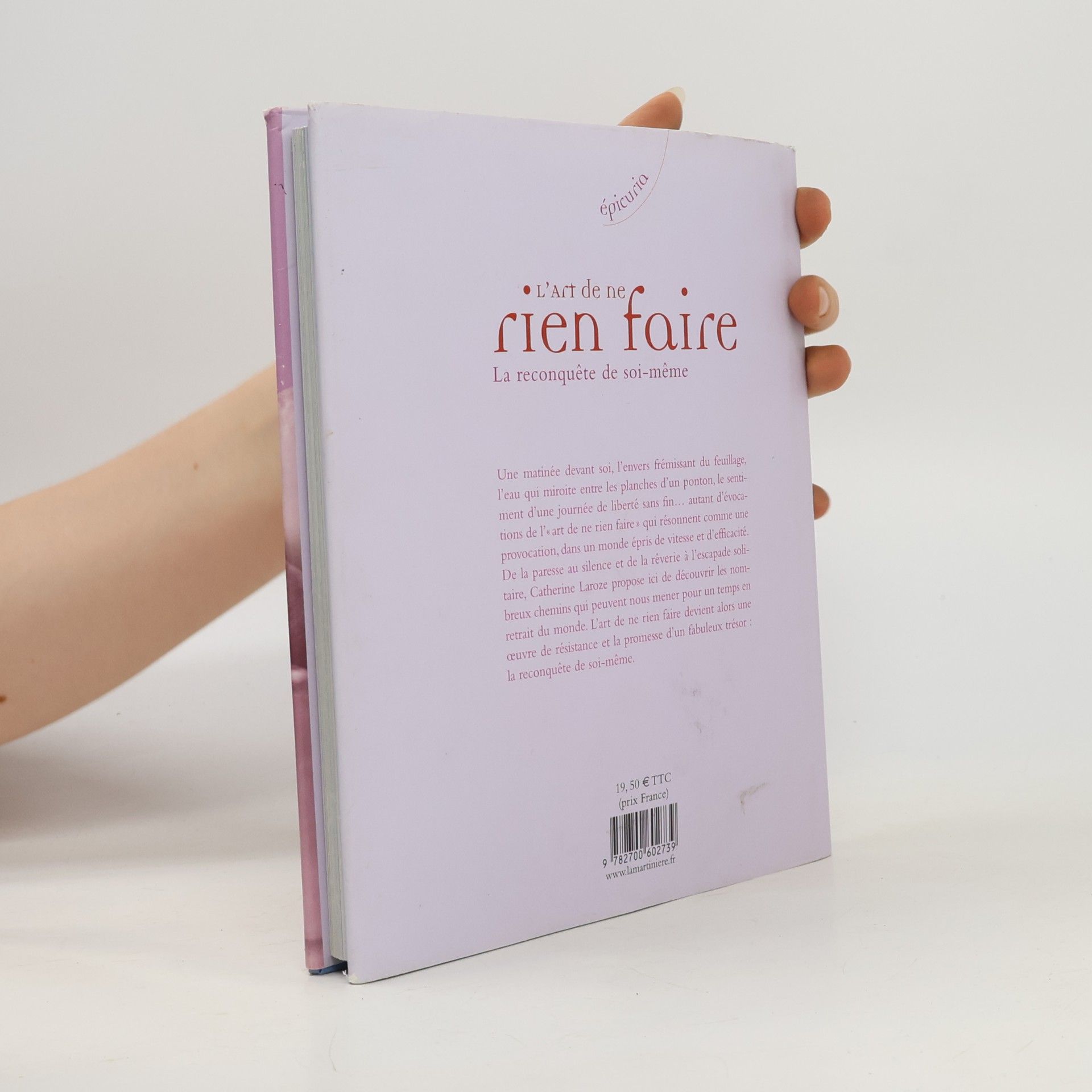 Catherine Laroze L'art de ne rien faire