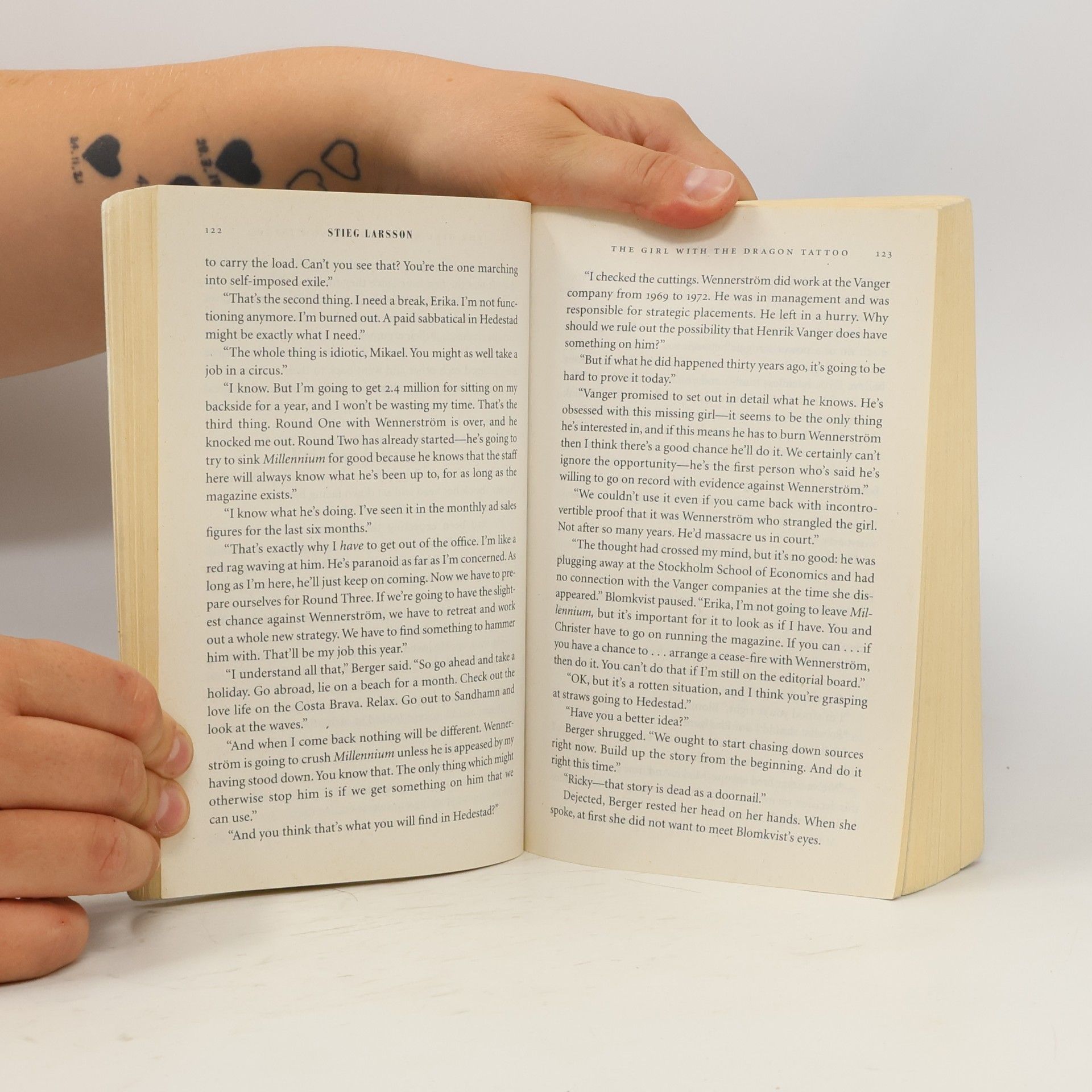 Stieg Larsson The girl with the dragon tattoo