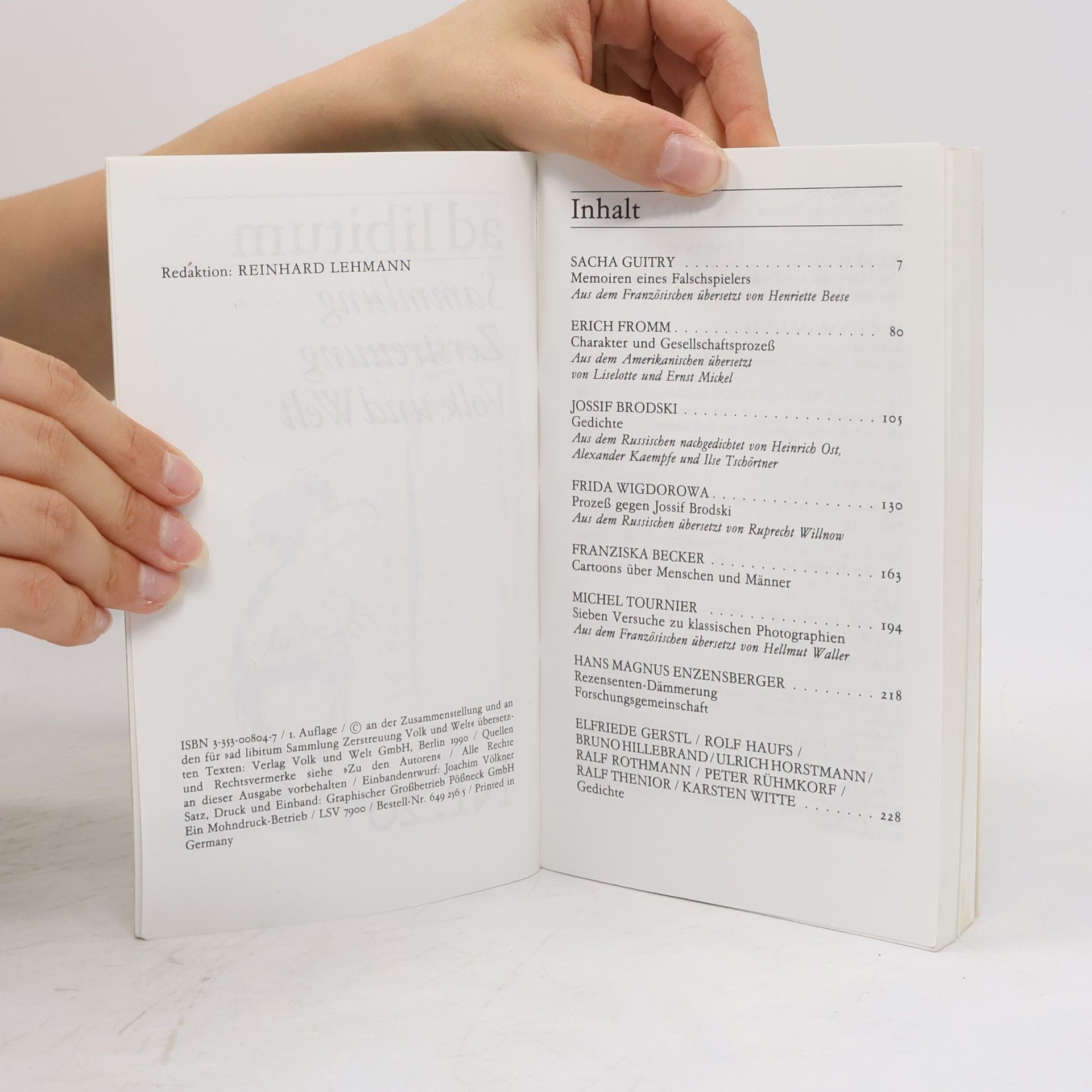 Kolektiv autorů Sammlung Zerstreuung Nr. 20