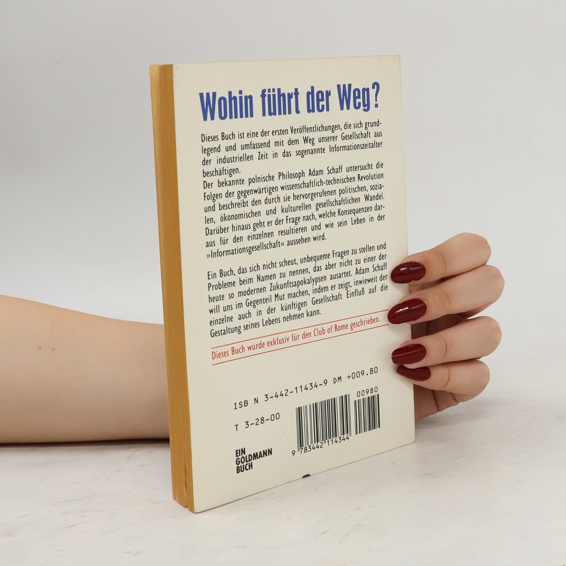 Adam Schaff Wohin führt der Weg?
