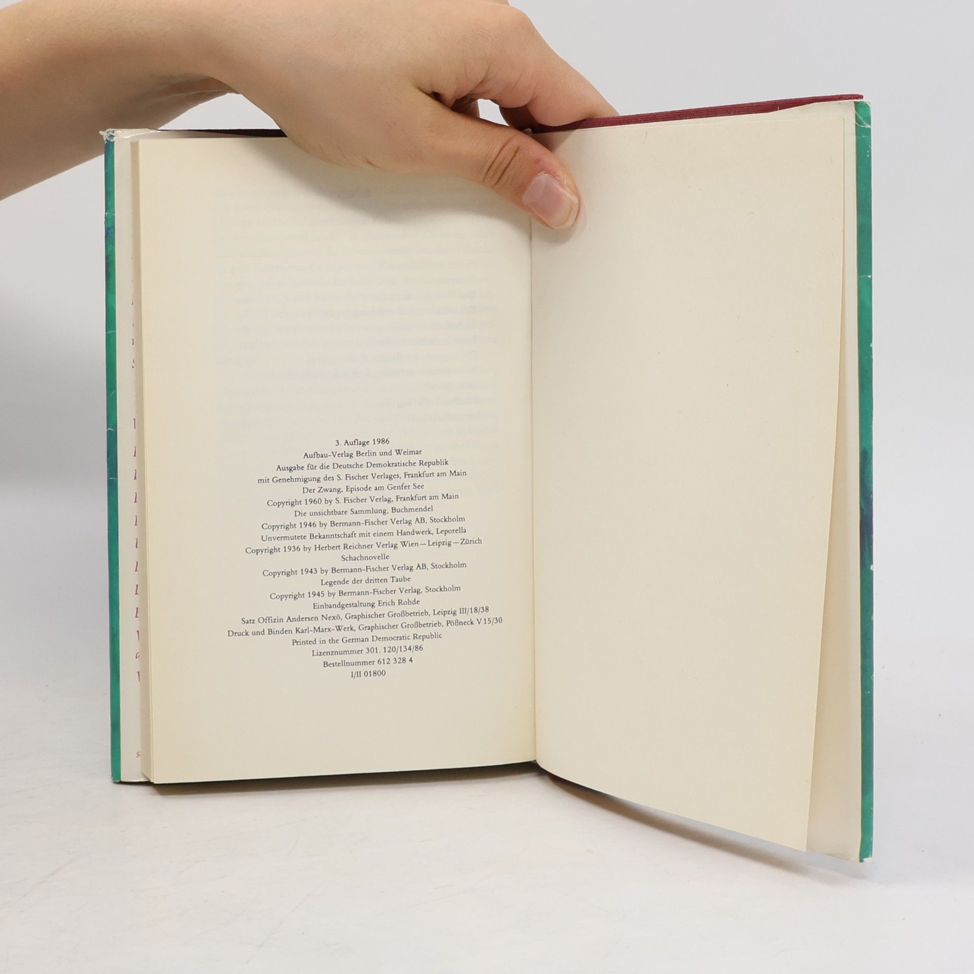 Stefan Zweig Novellen 1