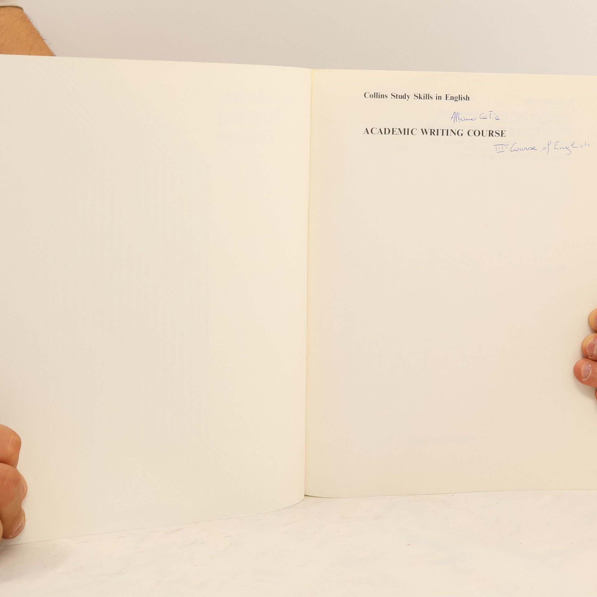 R. R. Jordan Academic Writing Course