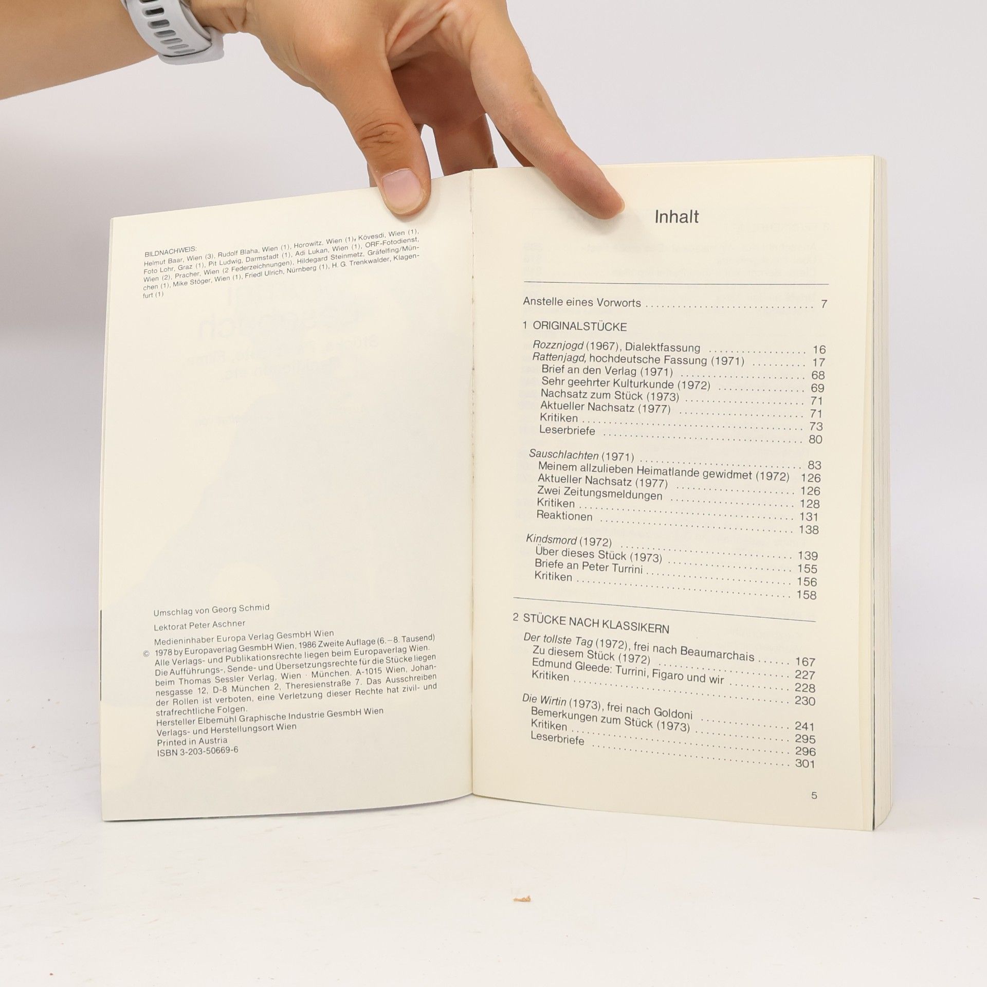 Peter Turrini Turrini Lesebuch