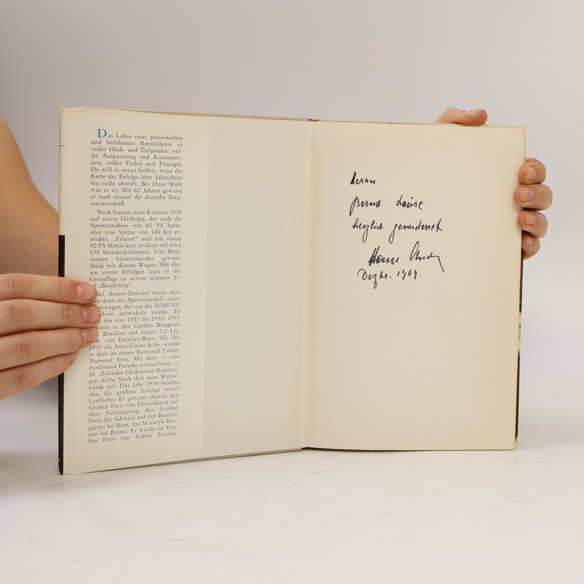 Hans Stuck Tagebuch eines Rennfahrers