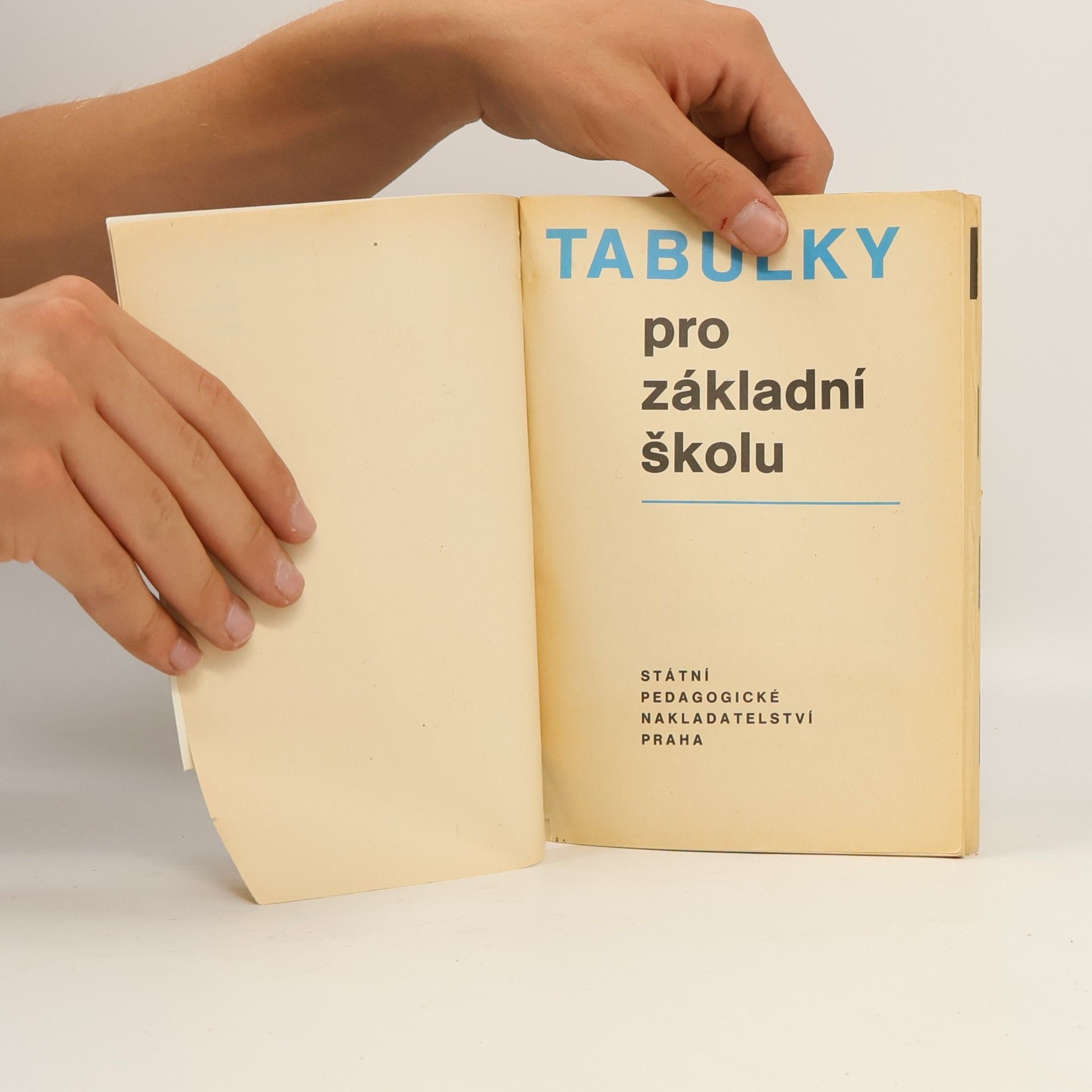 František Běloun Tabulky pro základní školu