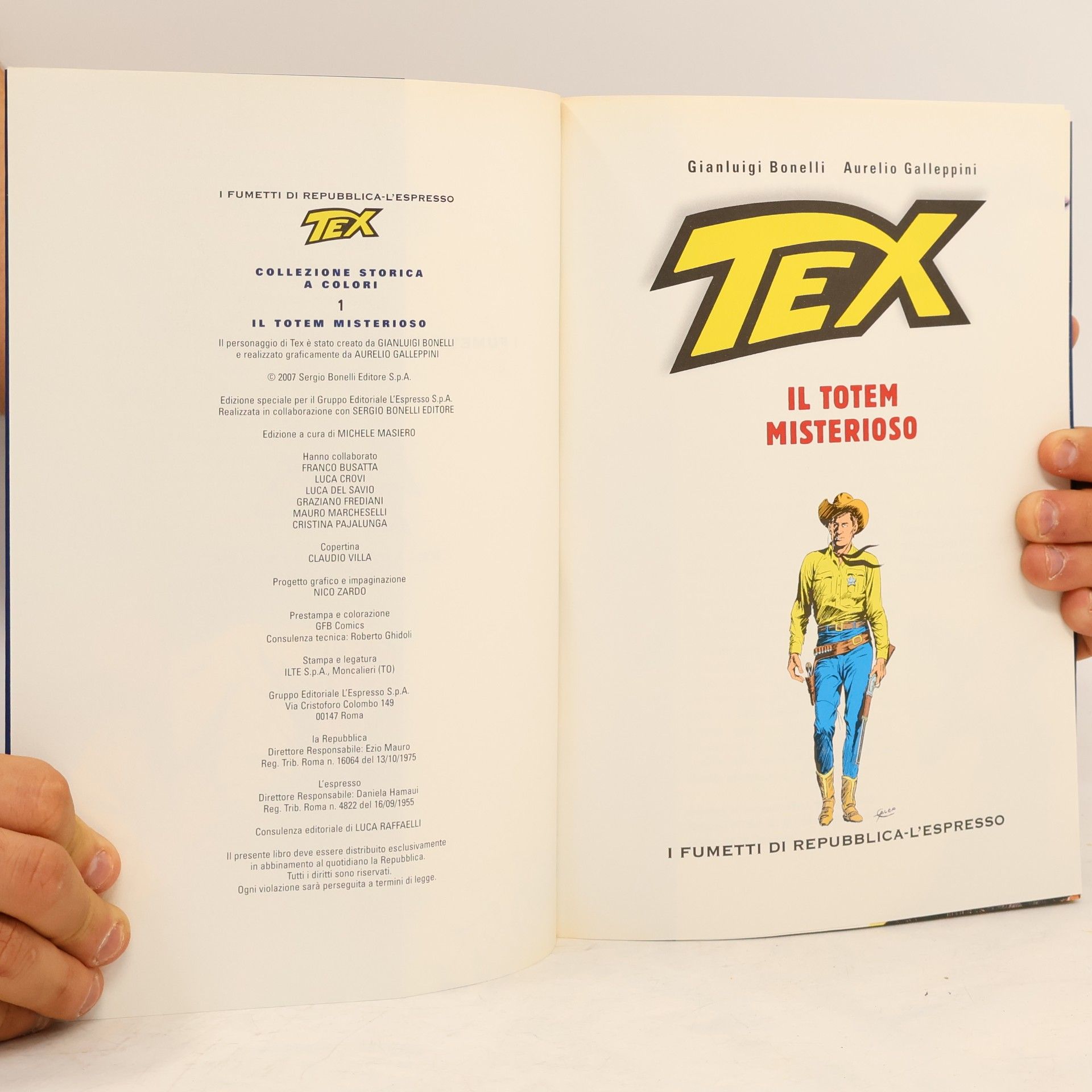 Gianluigi Bonelli Tex 1. Il totem misterioso