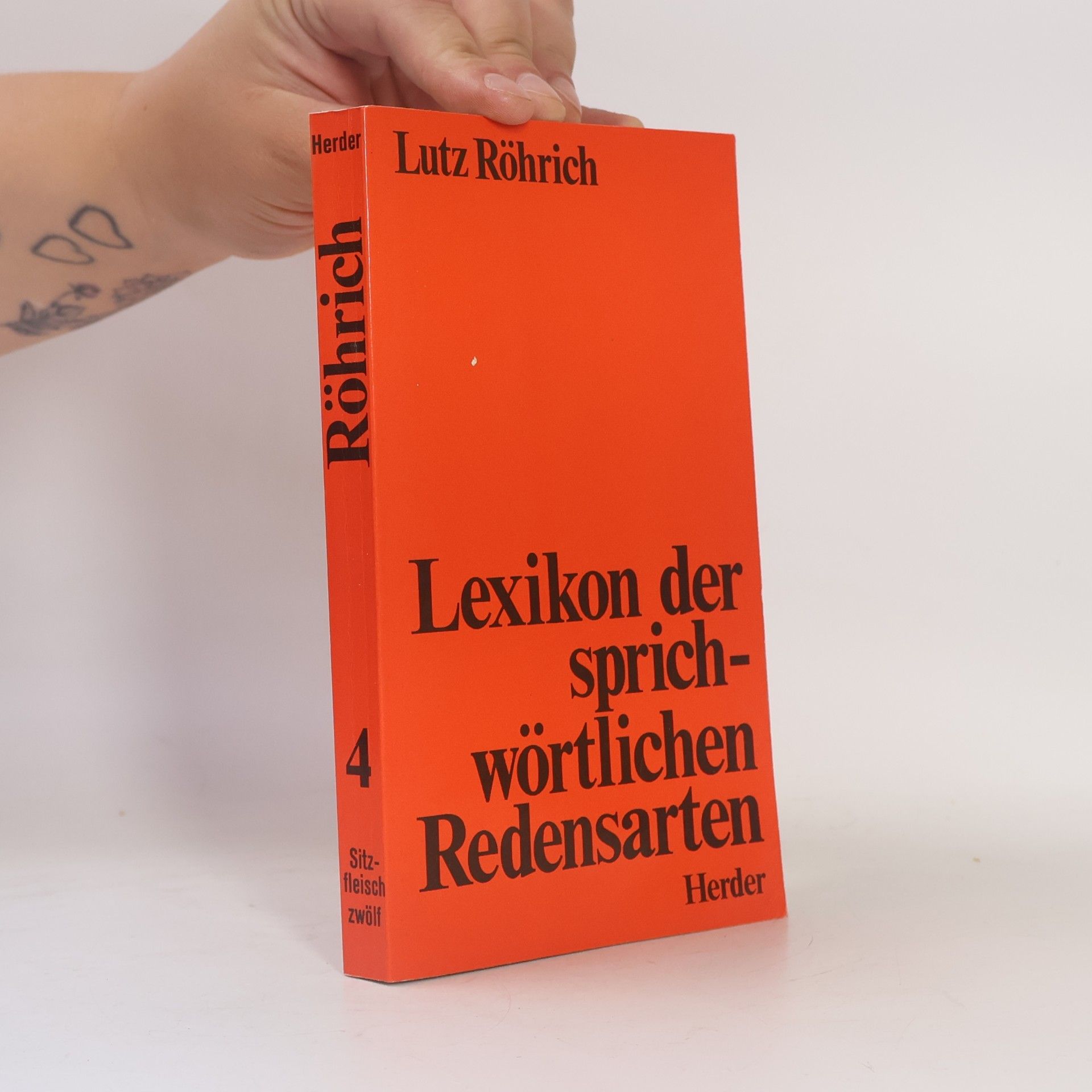 Lutz Röhrich Lexikon der sprichwörtlichen Redensarten