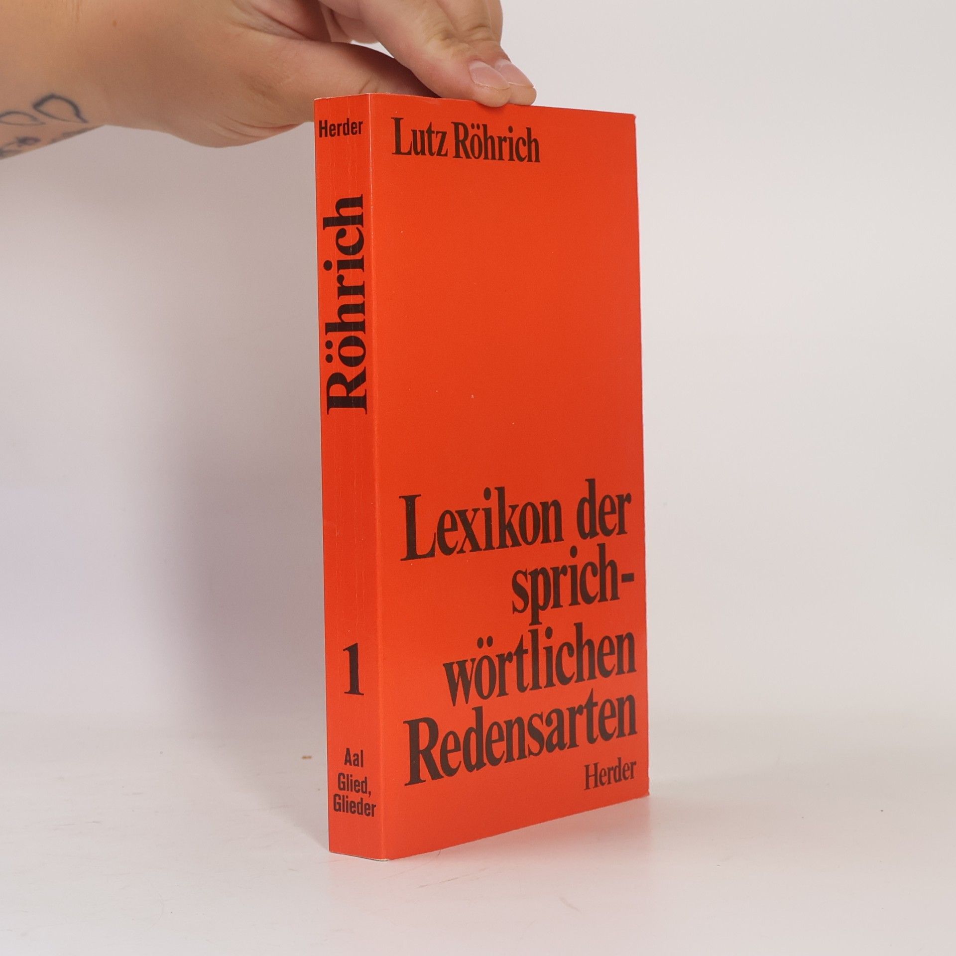 Lutz Röhrich Lexikon der sprichwörtlichen Redensarten