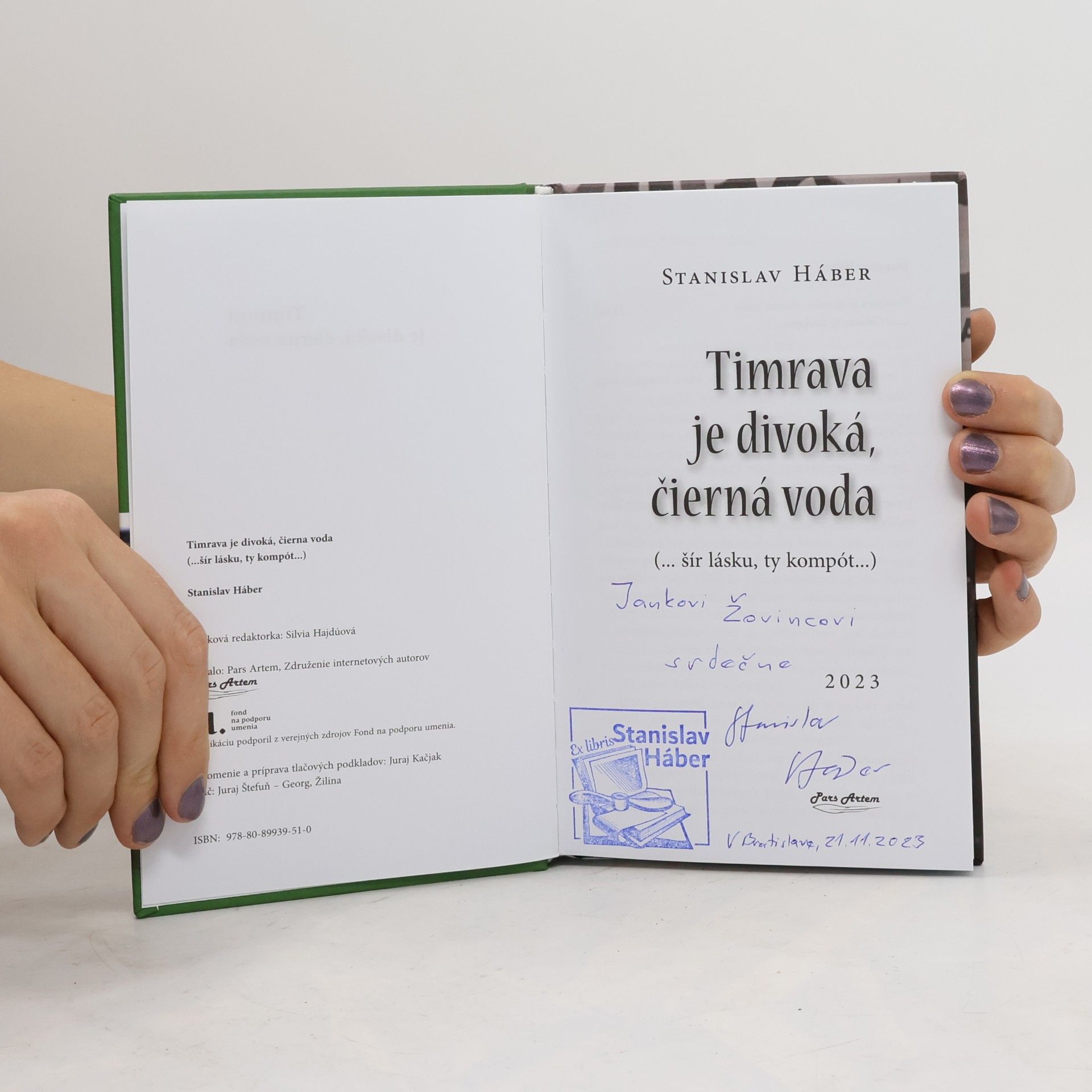 Stanislav Háber Timrava je divoká, čierna voda
