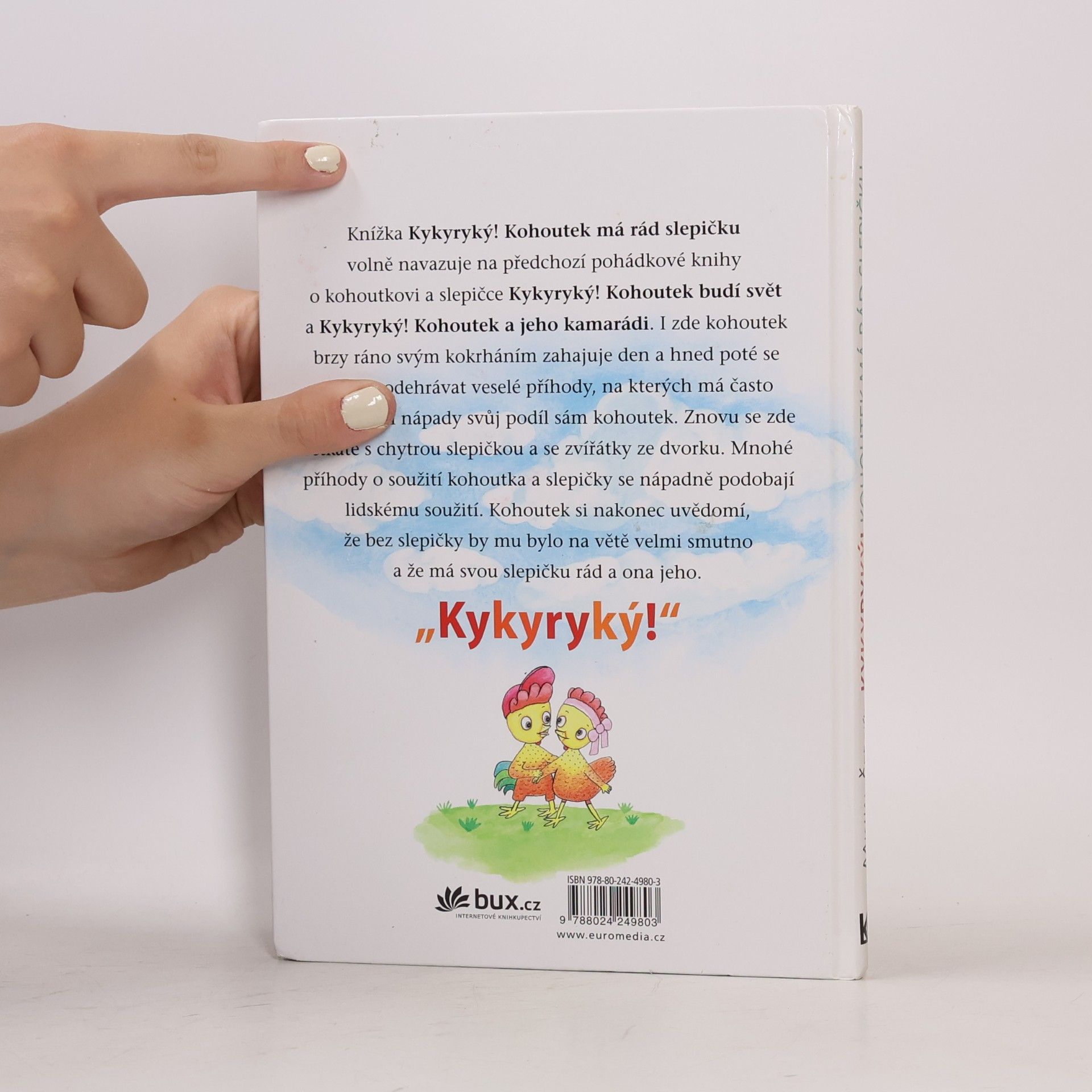Michal Černík Kykyryký! Kohoutek má rád slepičku: pohádky o kohoutkovi a slepičce