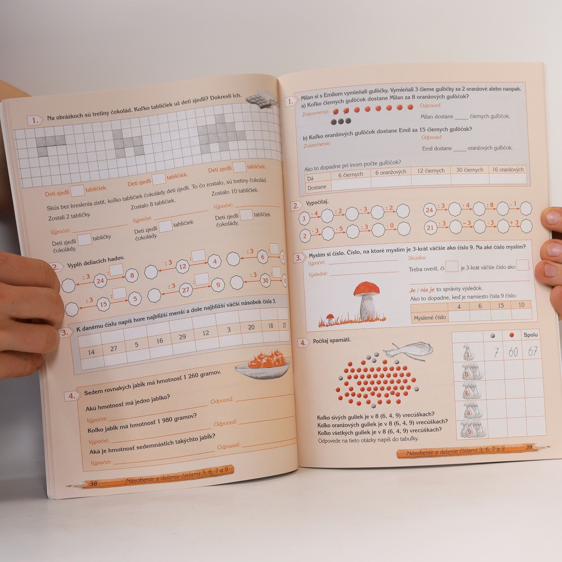 Various authors Matematika. pre 4. ročník základnej školy. Pracovný zošit 2. časť