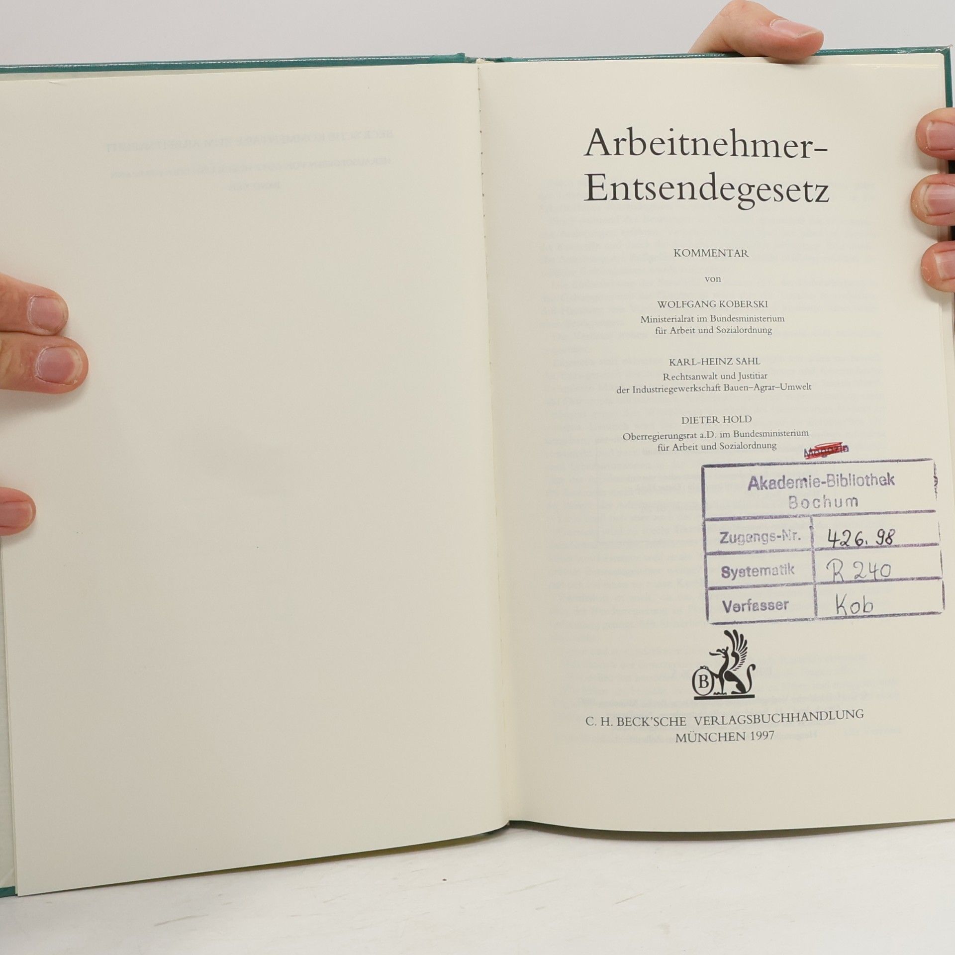 Auteurscollectief Arbeitnehmer-Entsendegesetz