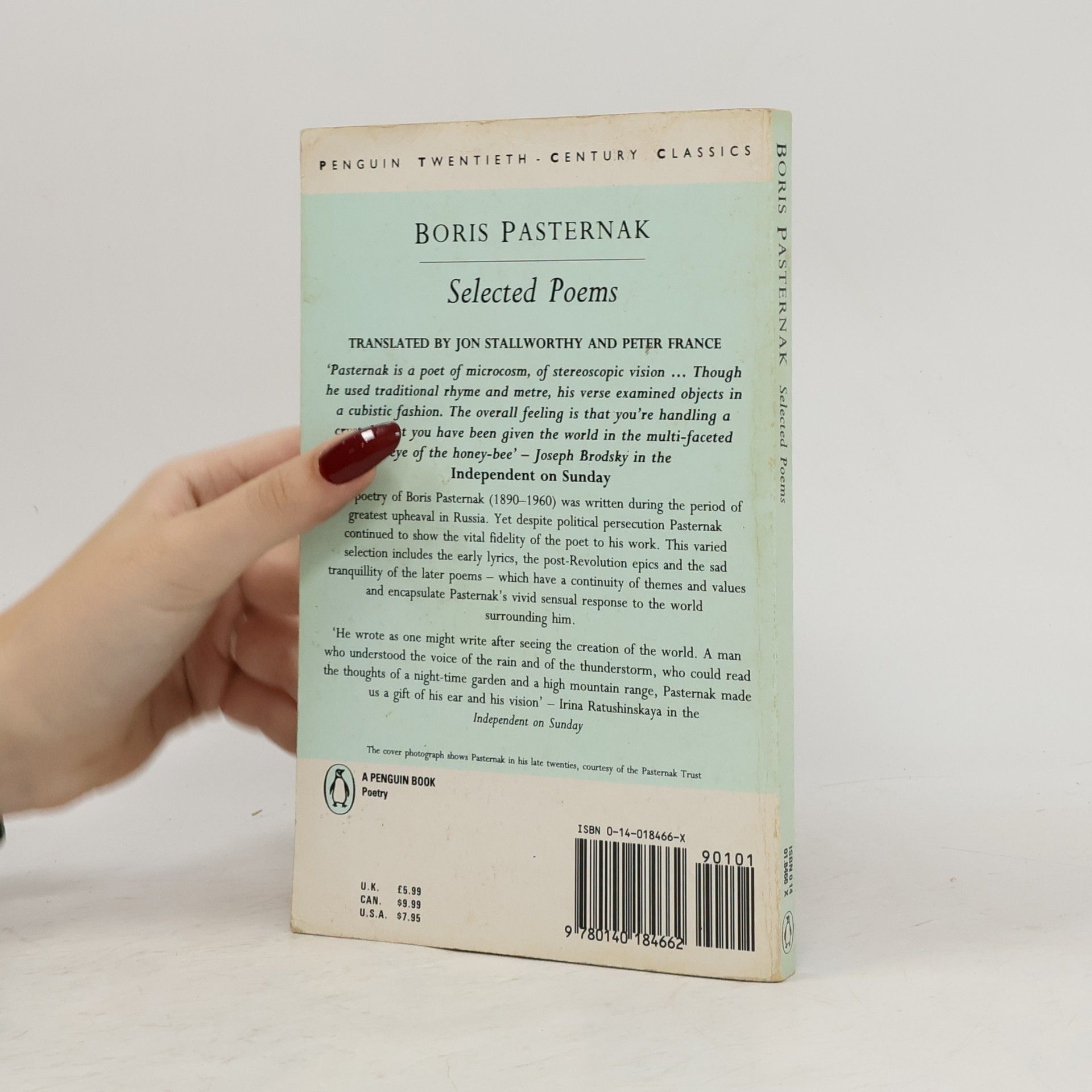 Pasternak Boris Penguin Twentieth-Century Classics: Selected Poems