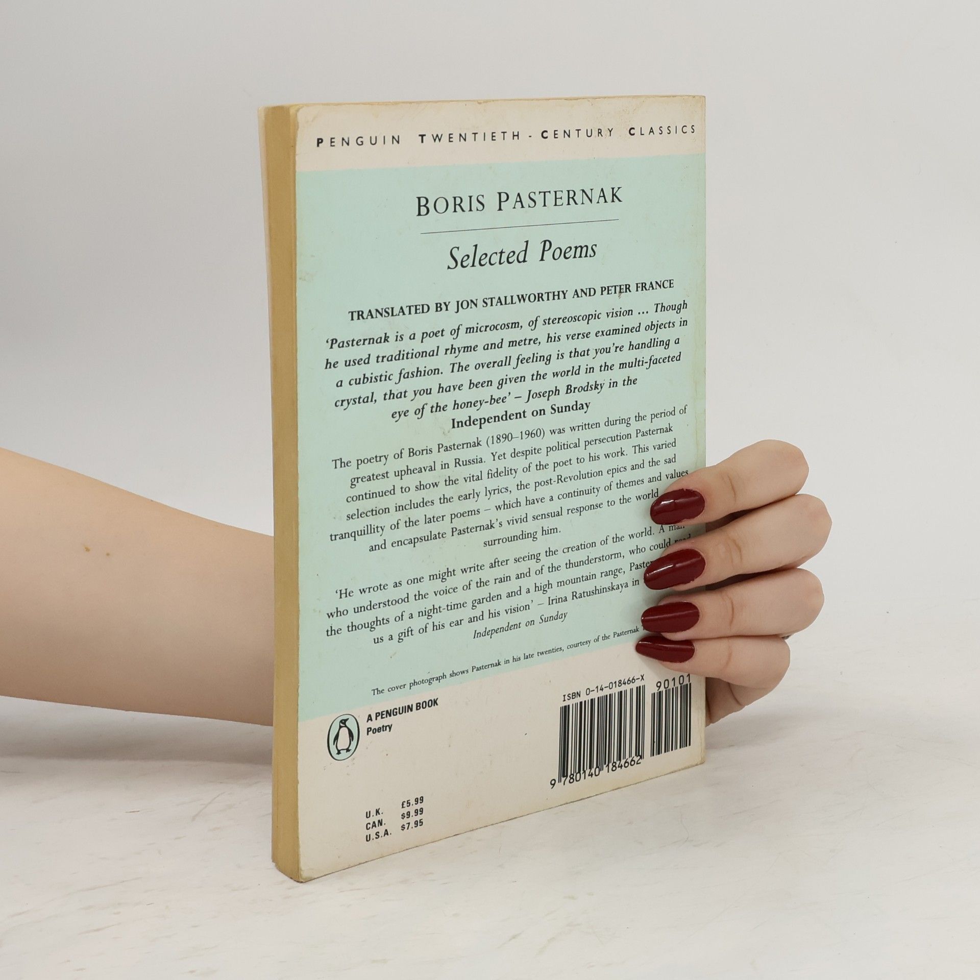 Pasternak Boris Penguin Twentieth-Century Classics: Selected Poems