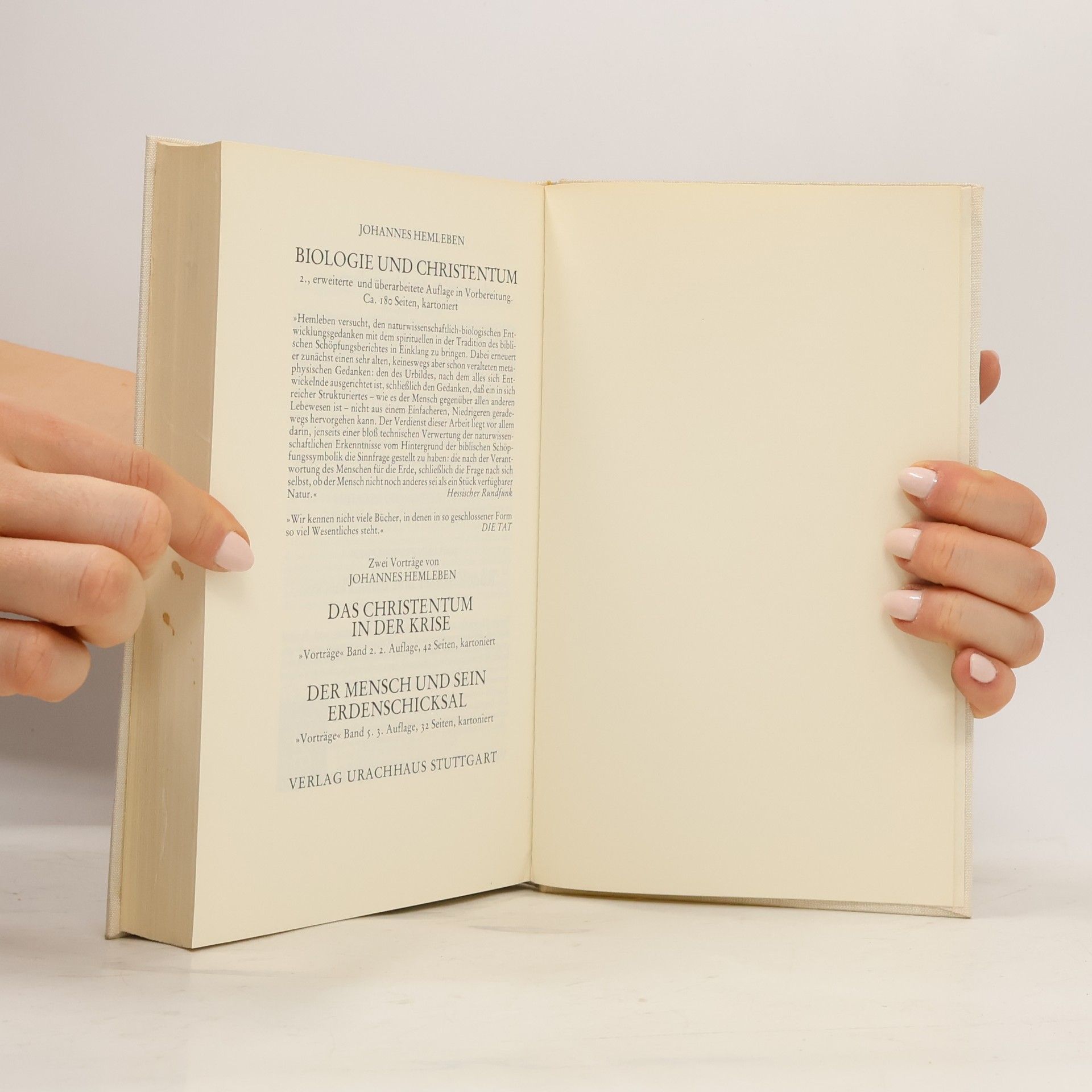 Johannes Hemleben Das haben wir nicht gewollt