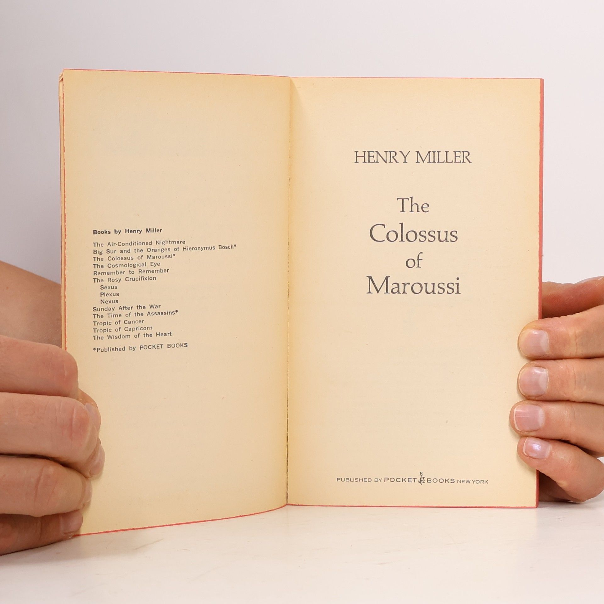 Henry Miller The Colossus of Maroussi
