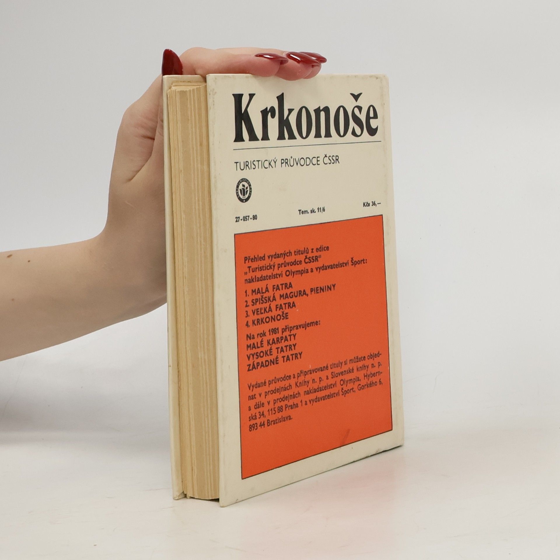 Autorenkollektiv Turistický průvodce ČSSR 4. Krkonoše