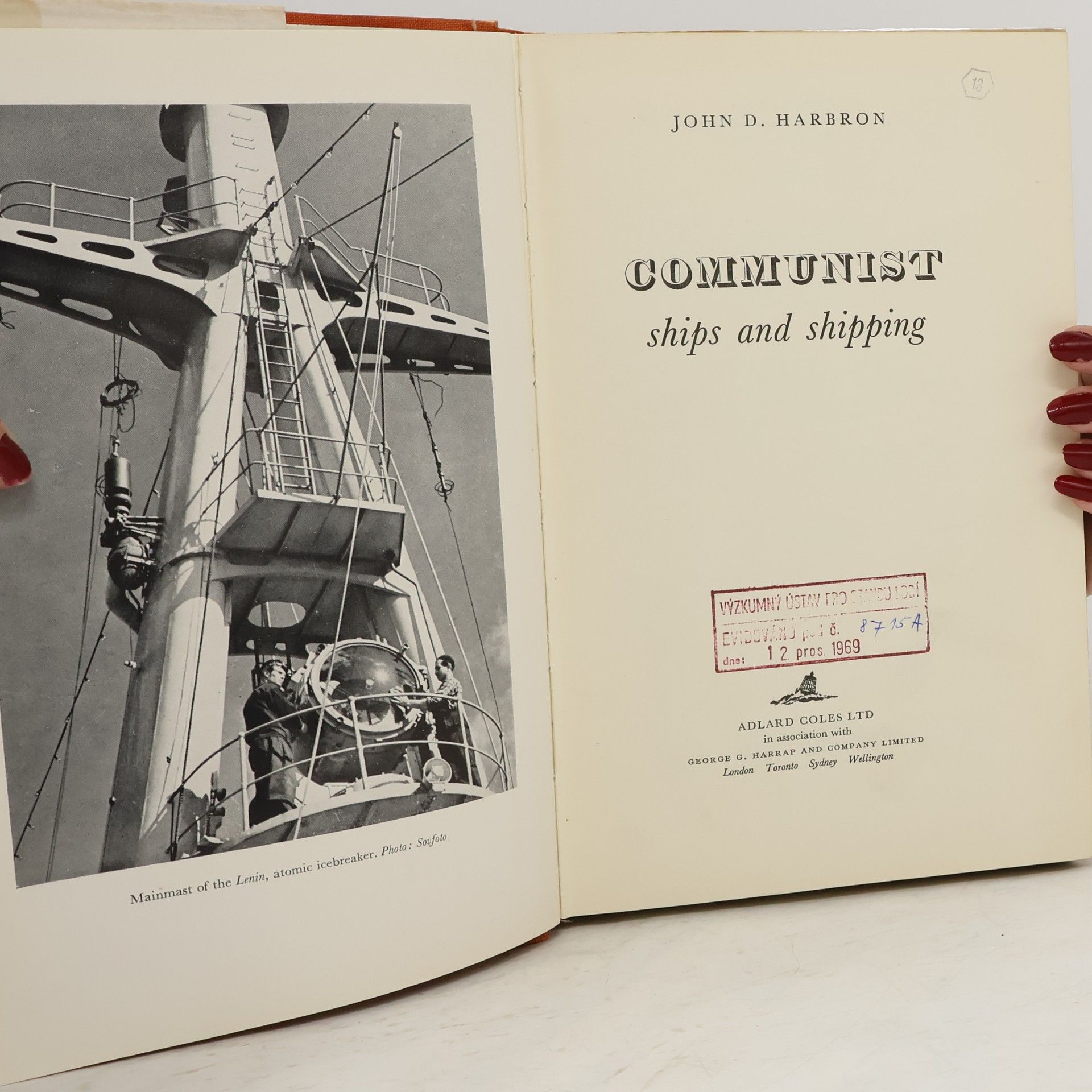 John D Harbron Communist Ships and Shipping