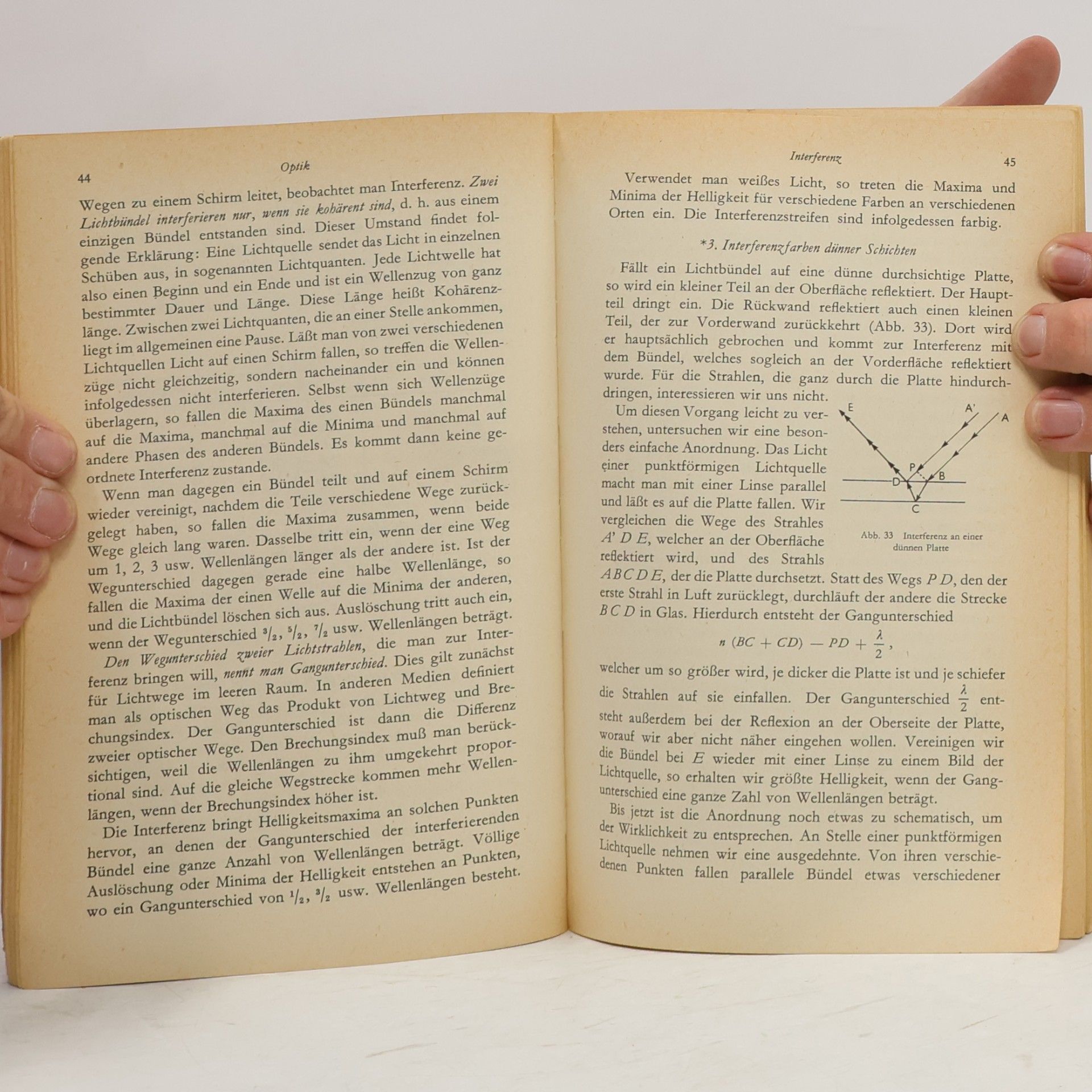 Walter Weizel Einführung in die Physik III: Optik und Atomphysik