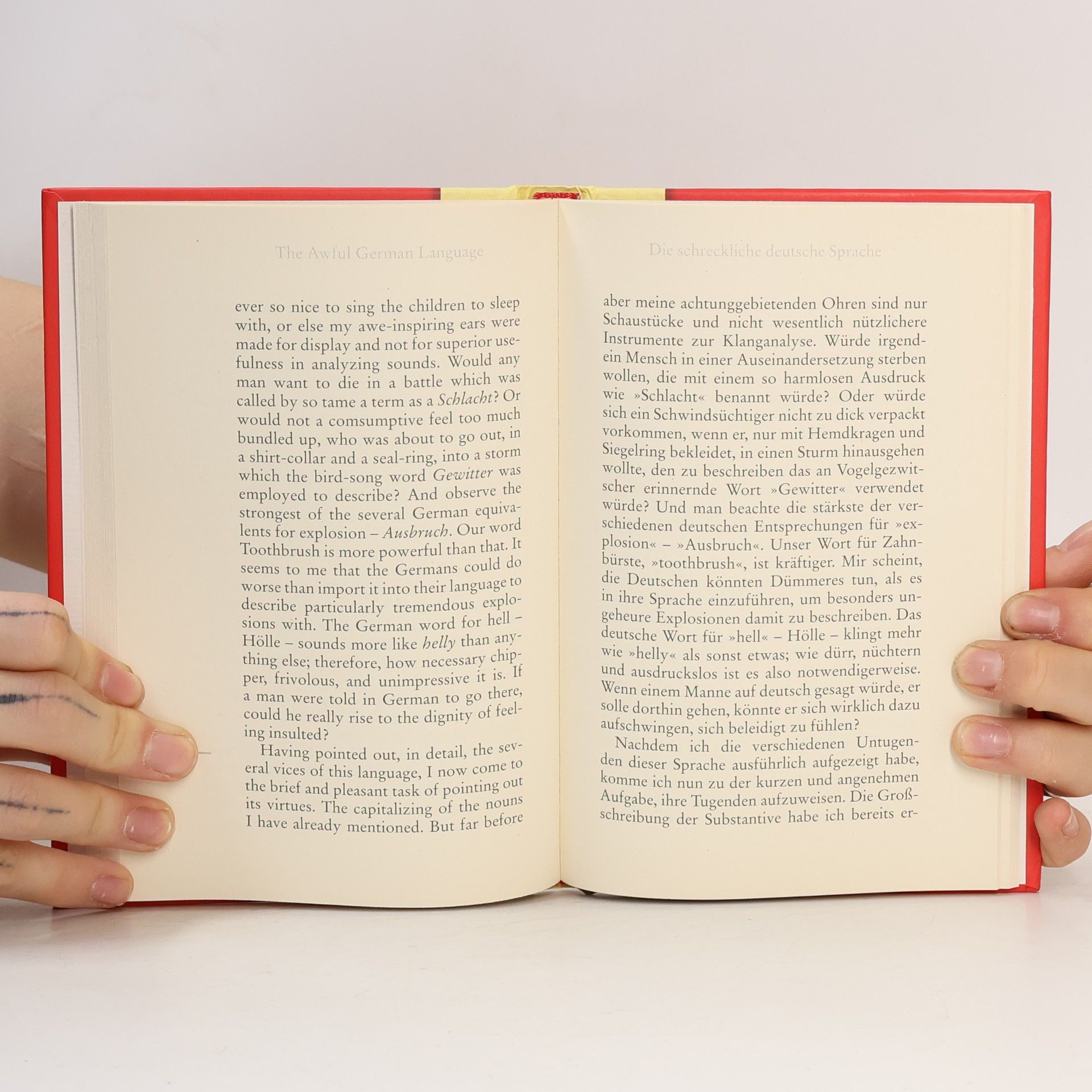 Mark Twain The awful German language