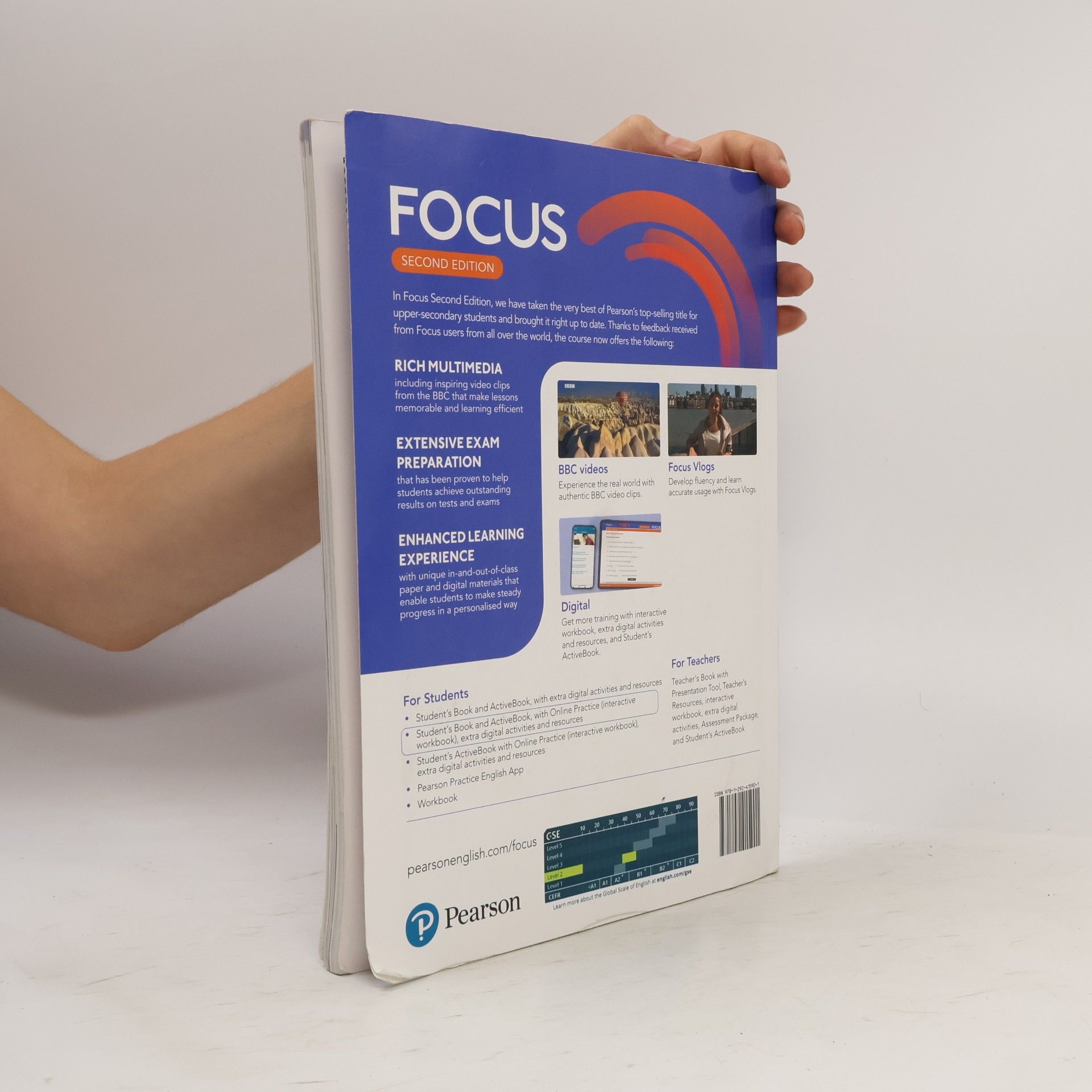 Sue Kay Focus 2 Student´s Book with Active Book with Standard MyEnglishLab, 2nd
