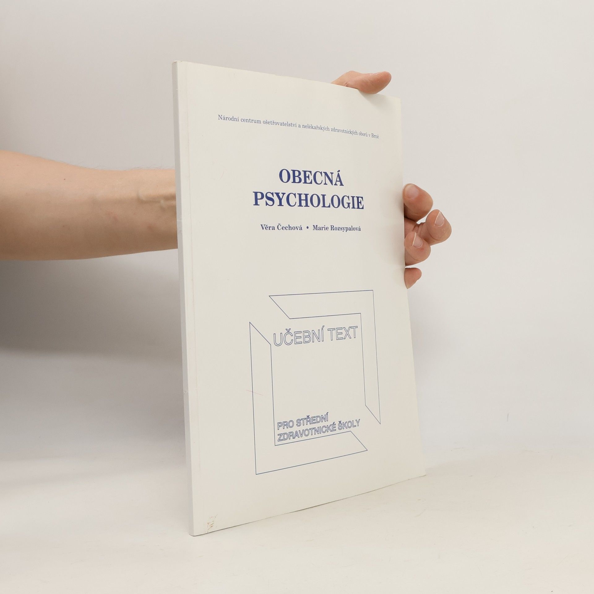 Věra Čechová Obecná psychologie
