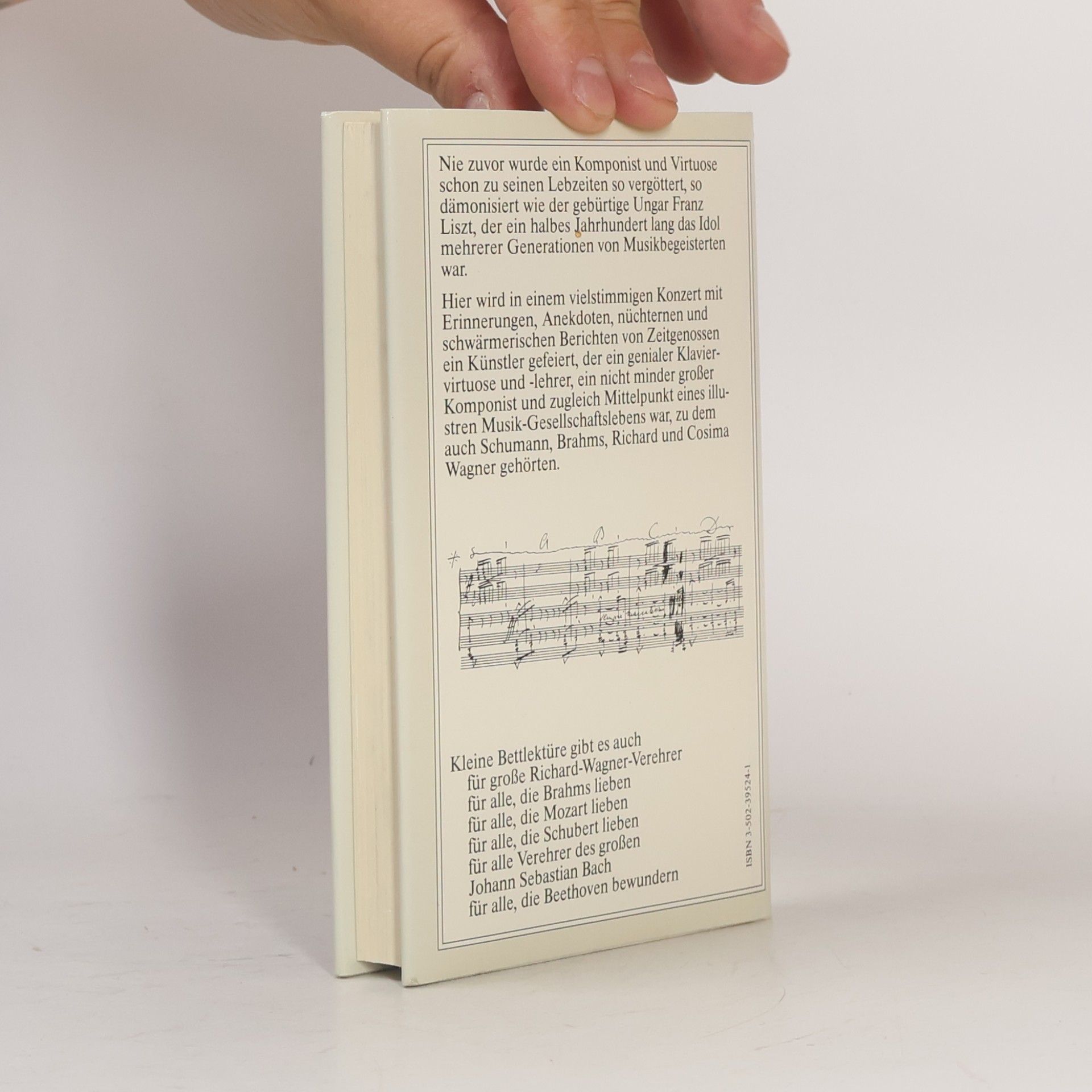 Günther Süssmilch Kleine Bettlektüre über Leben und Zeit von Franz Liszt