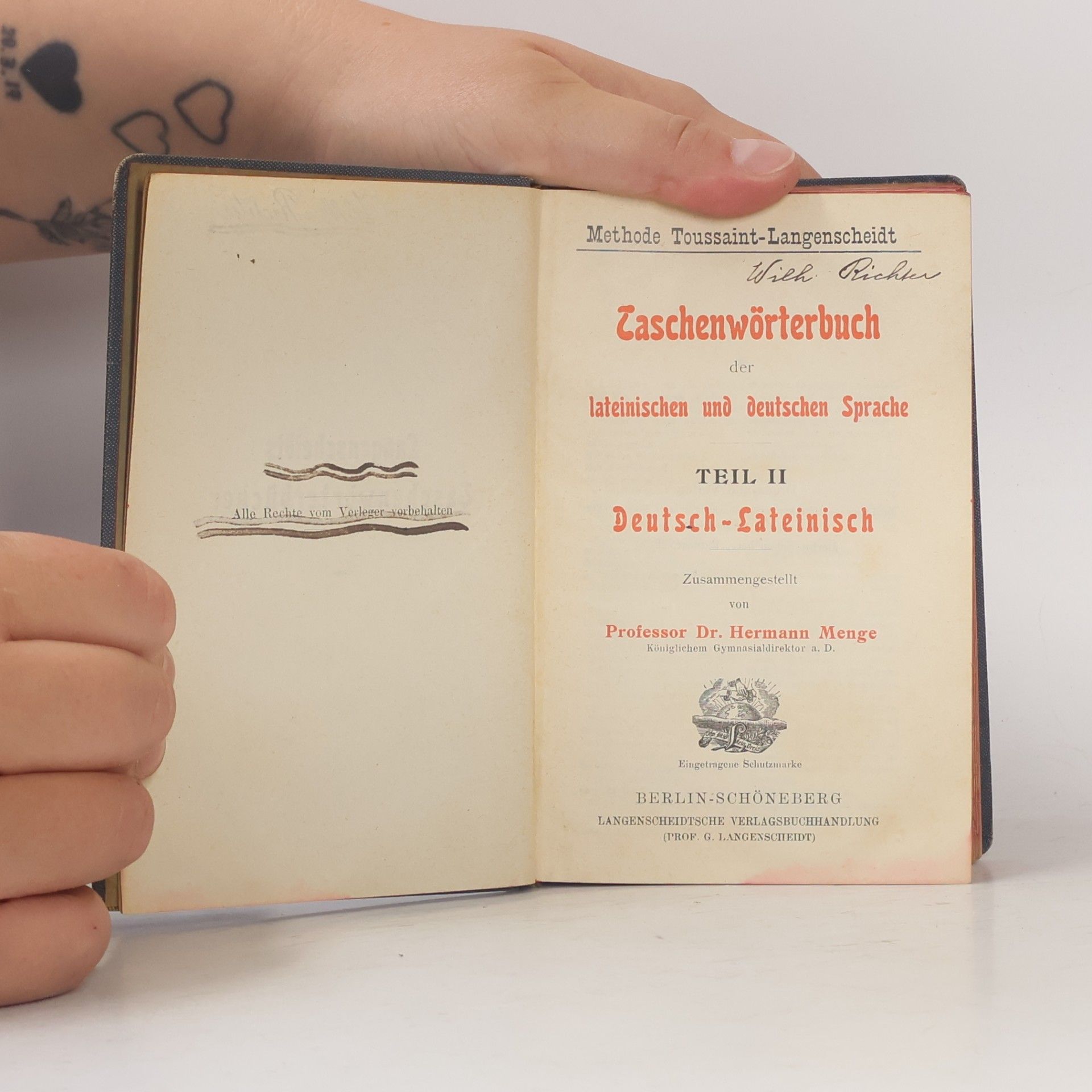 Autorenkollektiv Langenscheidts Taschenwörterbücher: Lateinisch II